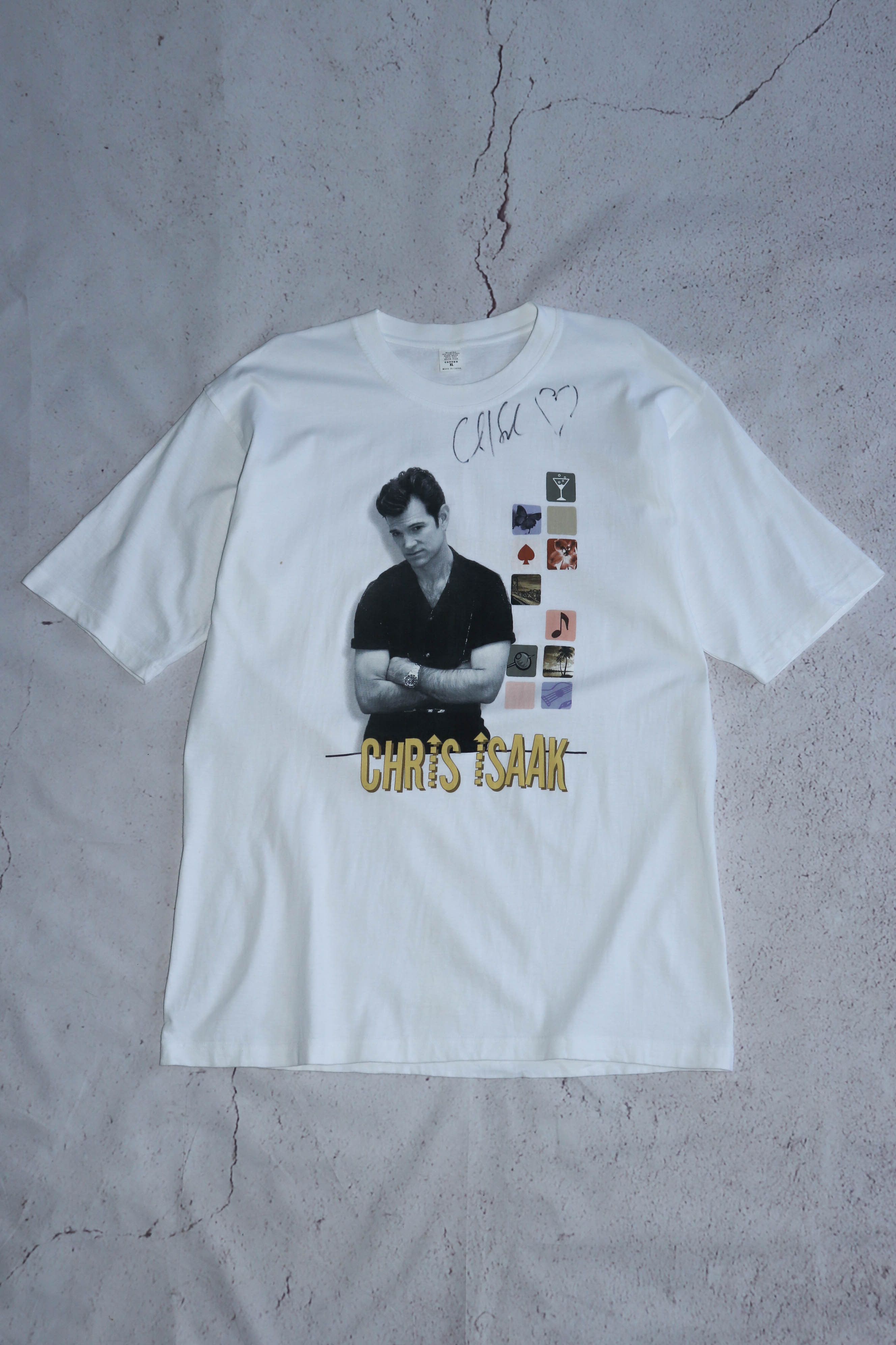Band Tees Chris Isaac Signature Vintage ©2002 GIANT Tour T-shirt Tee Size US XL / EU 56 / 4 - 1 Thumbnail