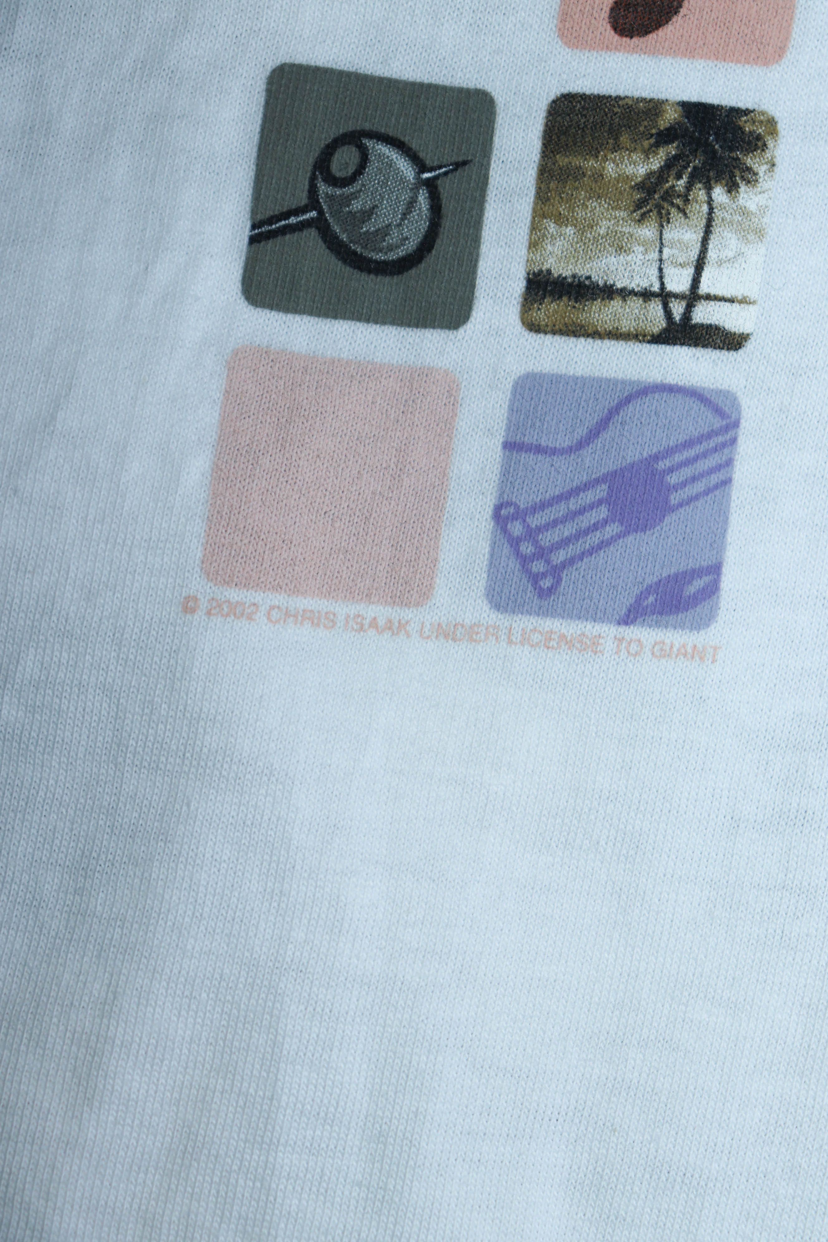 Band Tees Chris Isaac Signature Vintage ©2002 GIANT Tour T-shirt Tee Size US XL / EU 56 / 4 - 12 Thumbnail