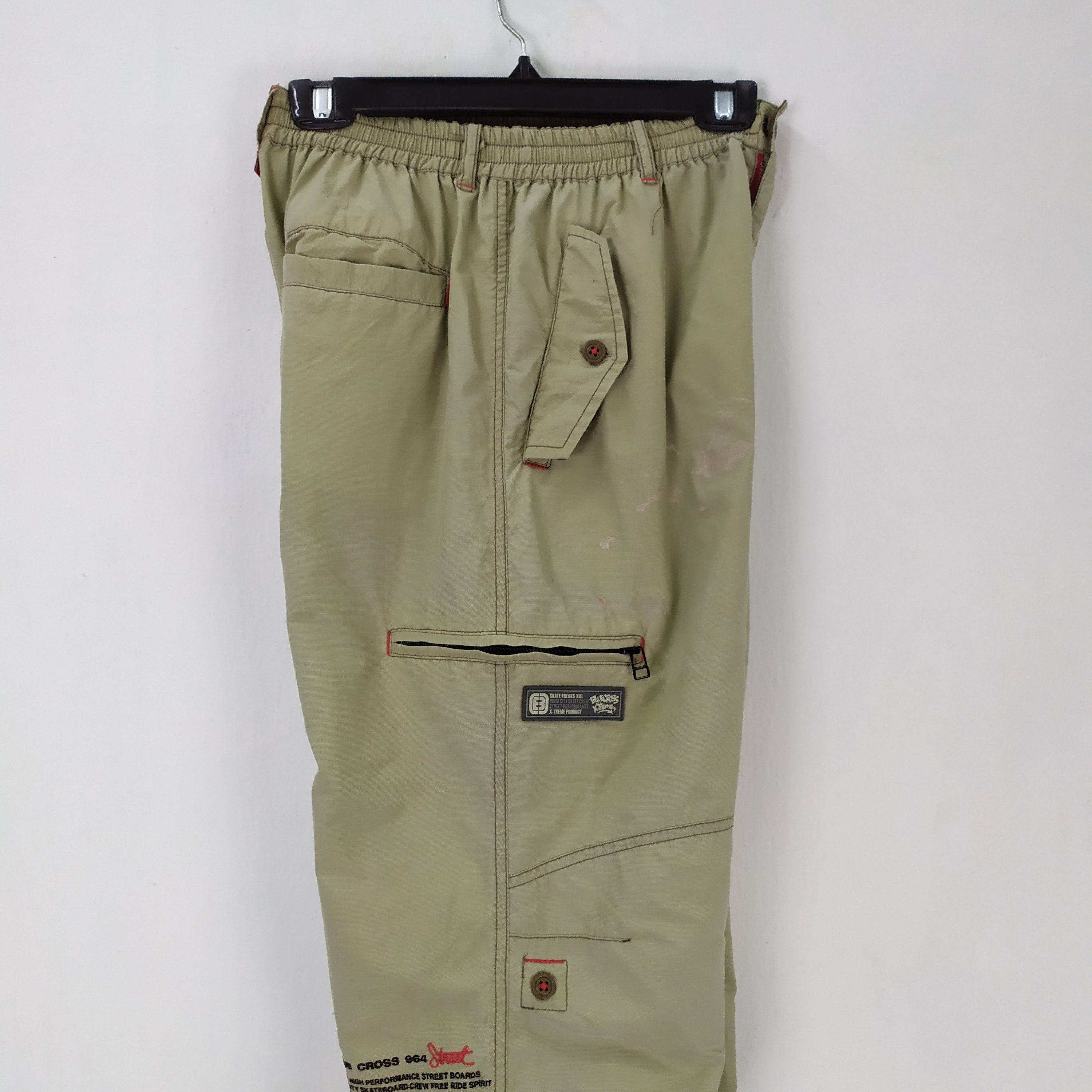 Sex Skateboards × Think Skateboards BLUE CROSS 964 SKATE EXTREAM PANTS MULTIPOCKET TACTICAL Size US 28 / EU 44 - 17 Thumbnail