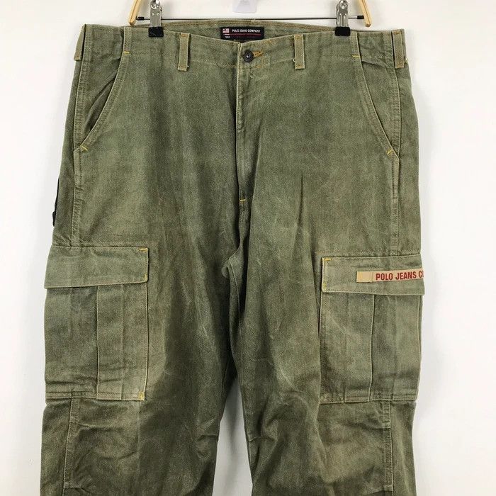 Polo Ralph Lauren × Vintage (SY0019) VTG POLO JEANS POLO RALPH LAUREN CARGO PANTS Size US 40 / EU 56 - 2 Thumbnail