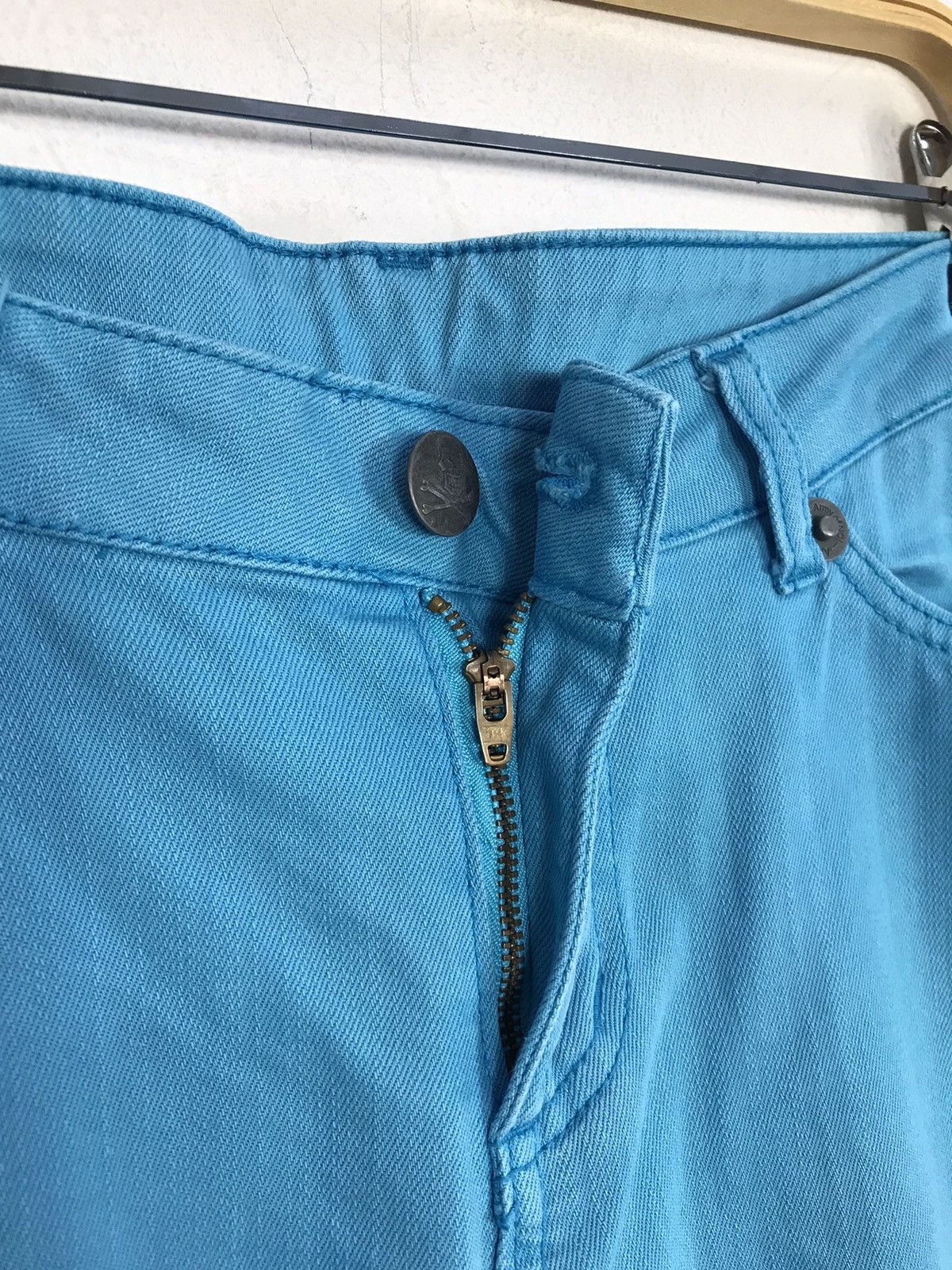 Japanese Brand Army Of No Slim Fit Zipper Jeans Colour Blue Design Size US 33 - 8 Thumbnail