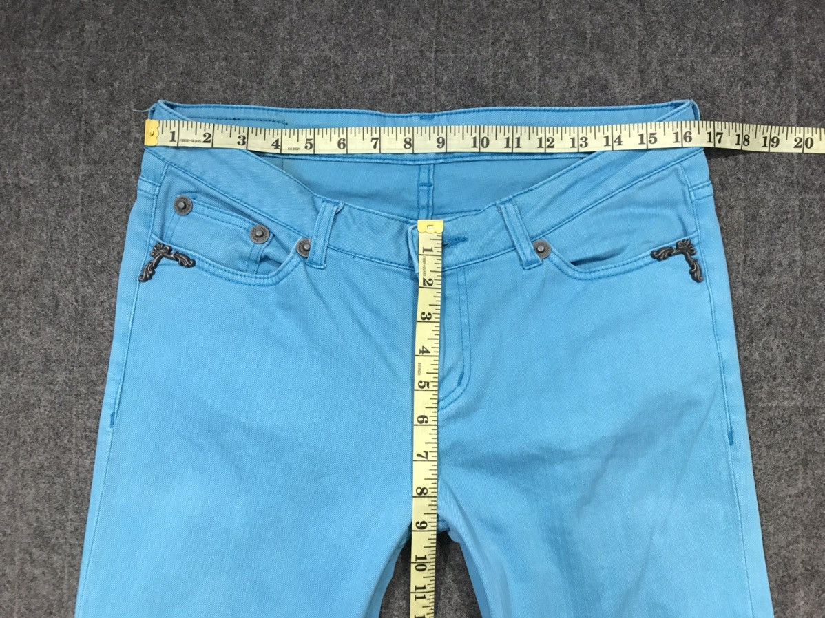 Japanese Brand Army Of No Slim Fit Zipper Jeans Colour Blue Design Size US 33 - 15 Thumbnail