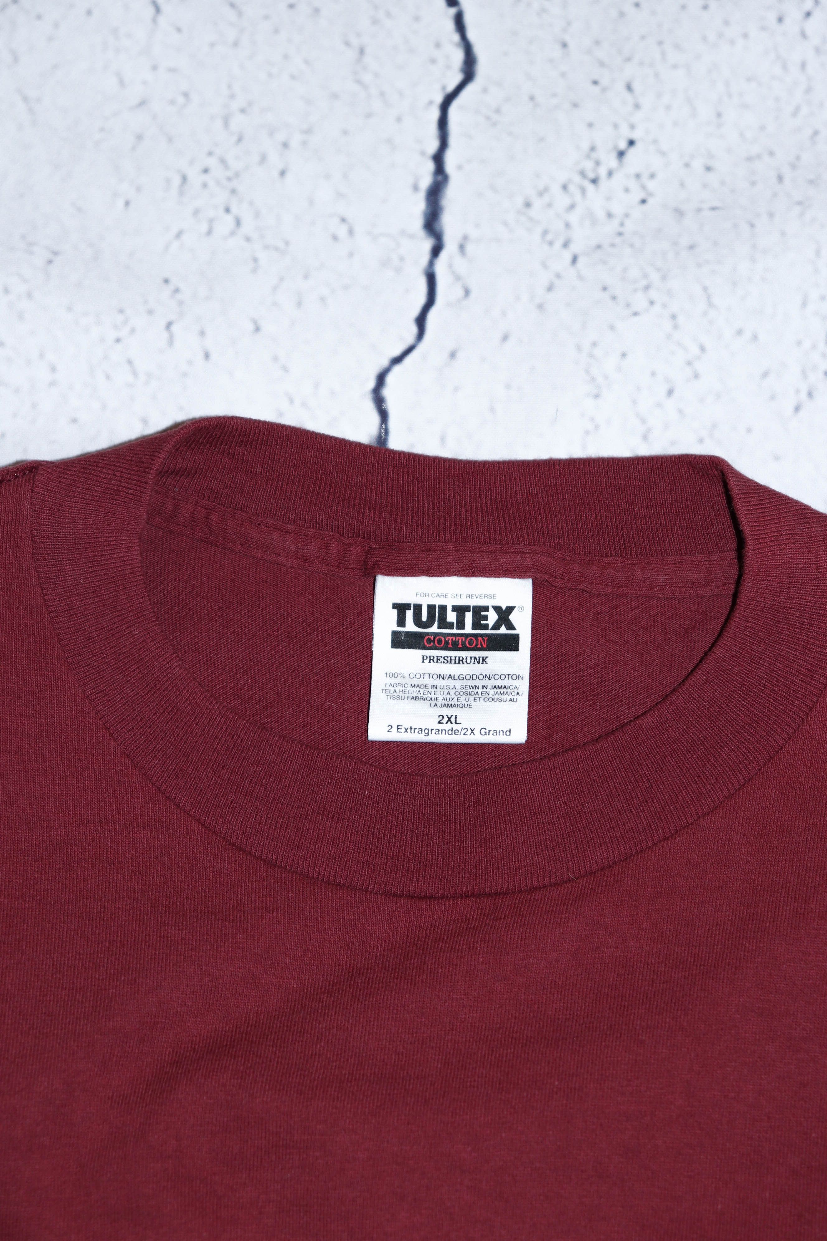 Route 66 Route 66 ©1995 Tultex Vintage 90s Burgundy T-shirt Tee Size US XXL / EU 58 / 5 - 10 Thumbnail