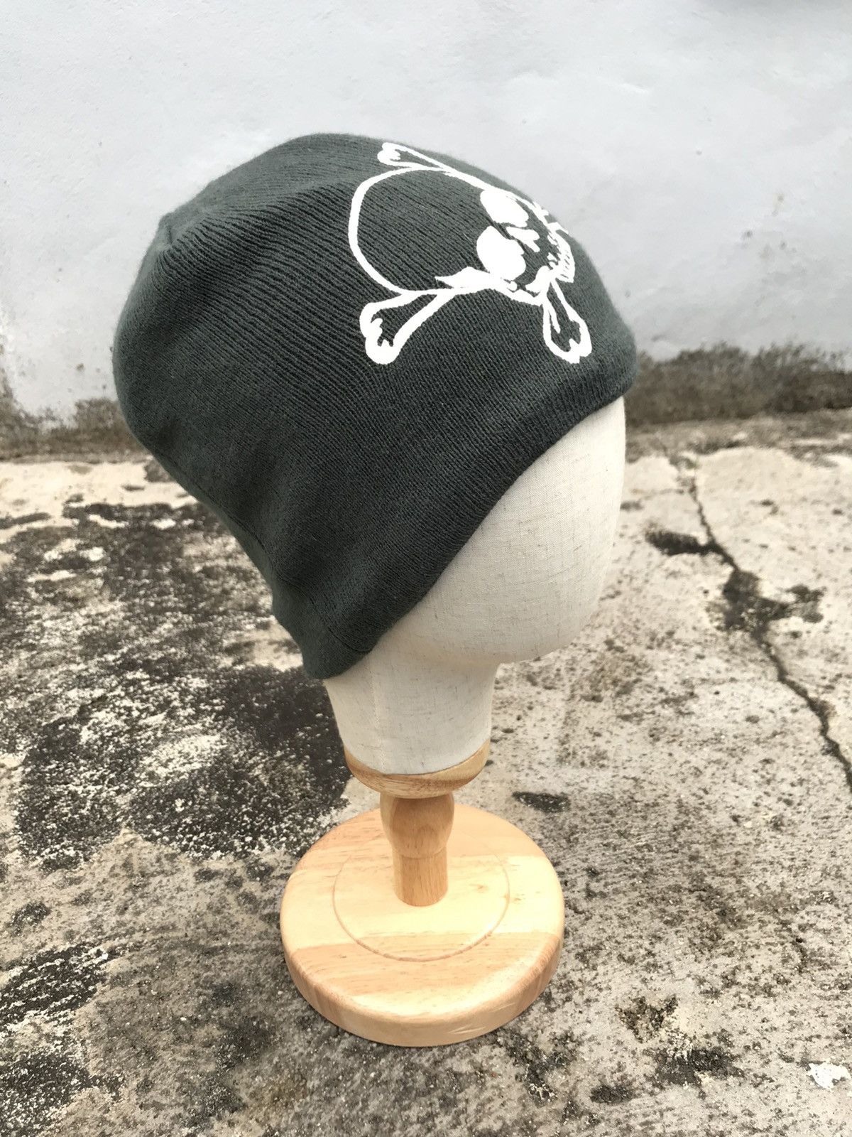 Japanese Brand vintage skull cross bone beanie streetwear / streetfashion Size ONE SIZE - 5 Thumbnail