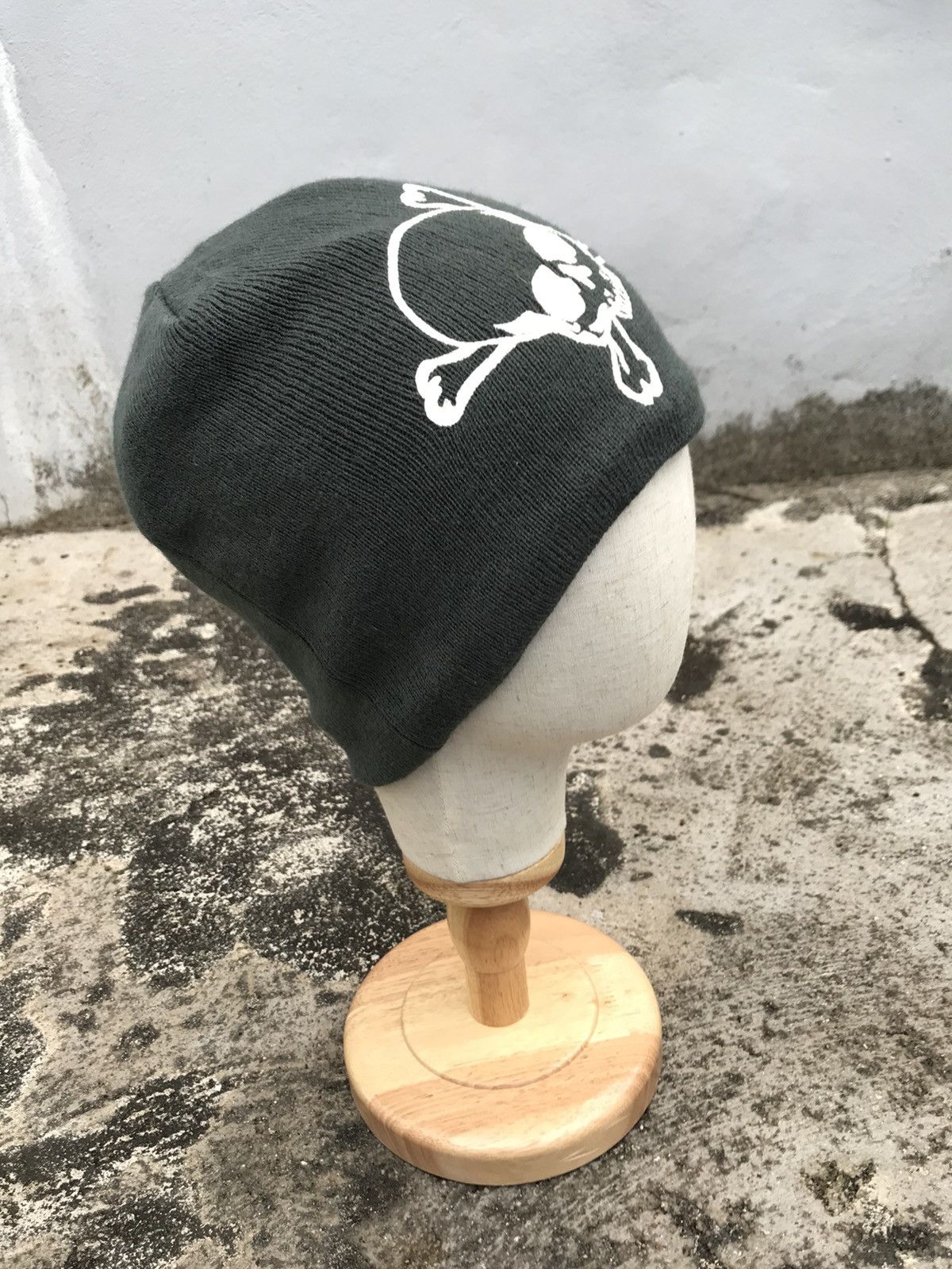 Japanese Brand vintage skull cross bone beanie streetwear / streetfashion Size ONE SIZE - 6 Thumbnail