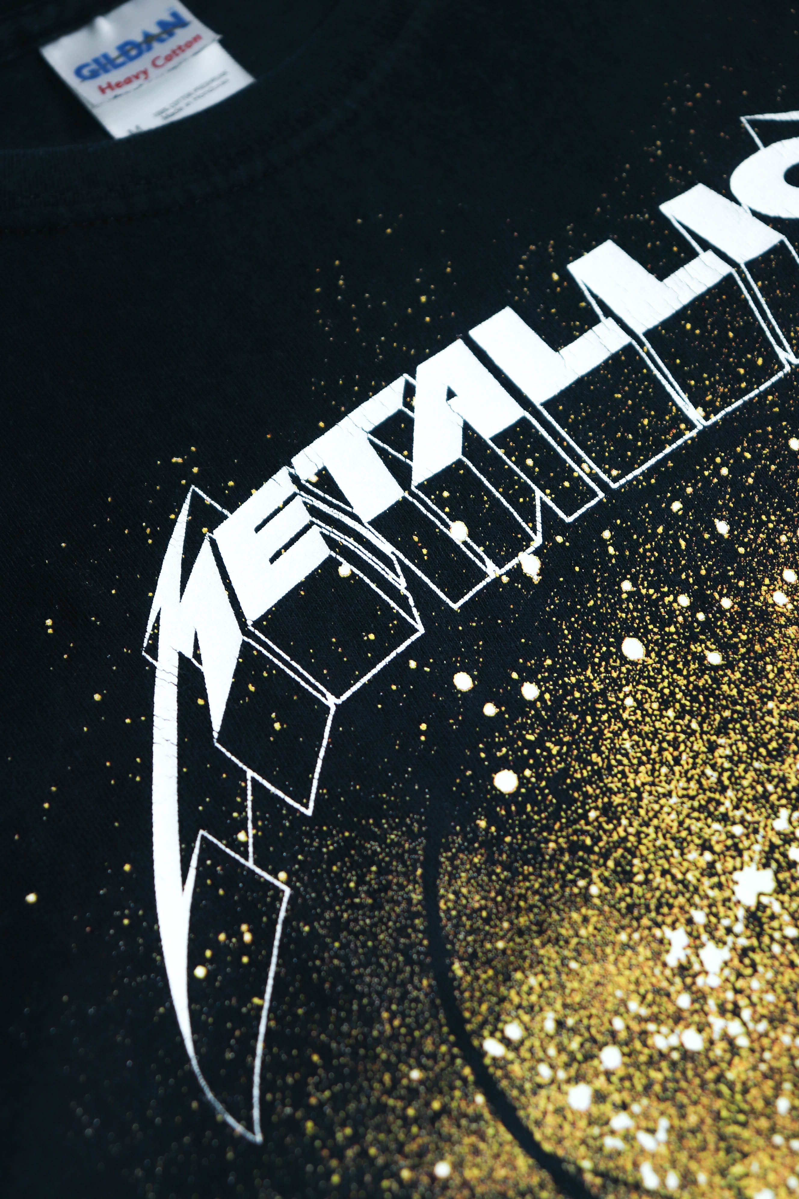 Band Tees Metallica 2008 Printed Graphics Merch Band Tour T-shirt Tee Size US M / EU 48-50 / 2 - 4 Thumbnail