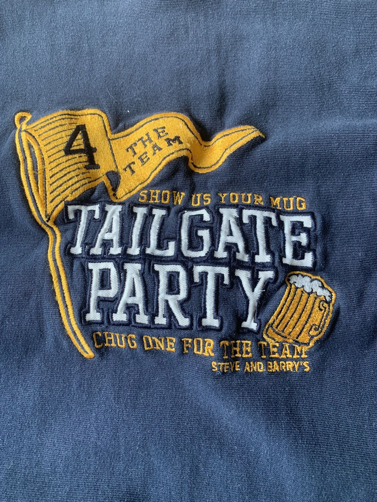 Steve And Barrys × Vintage Vintage 90s Y2K Tailgate Party Beer Crewneck Sweatshirt Size US XS / EU 42 / 0 - 3 Thumbnail