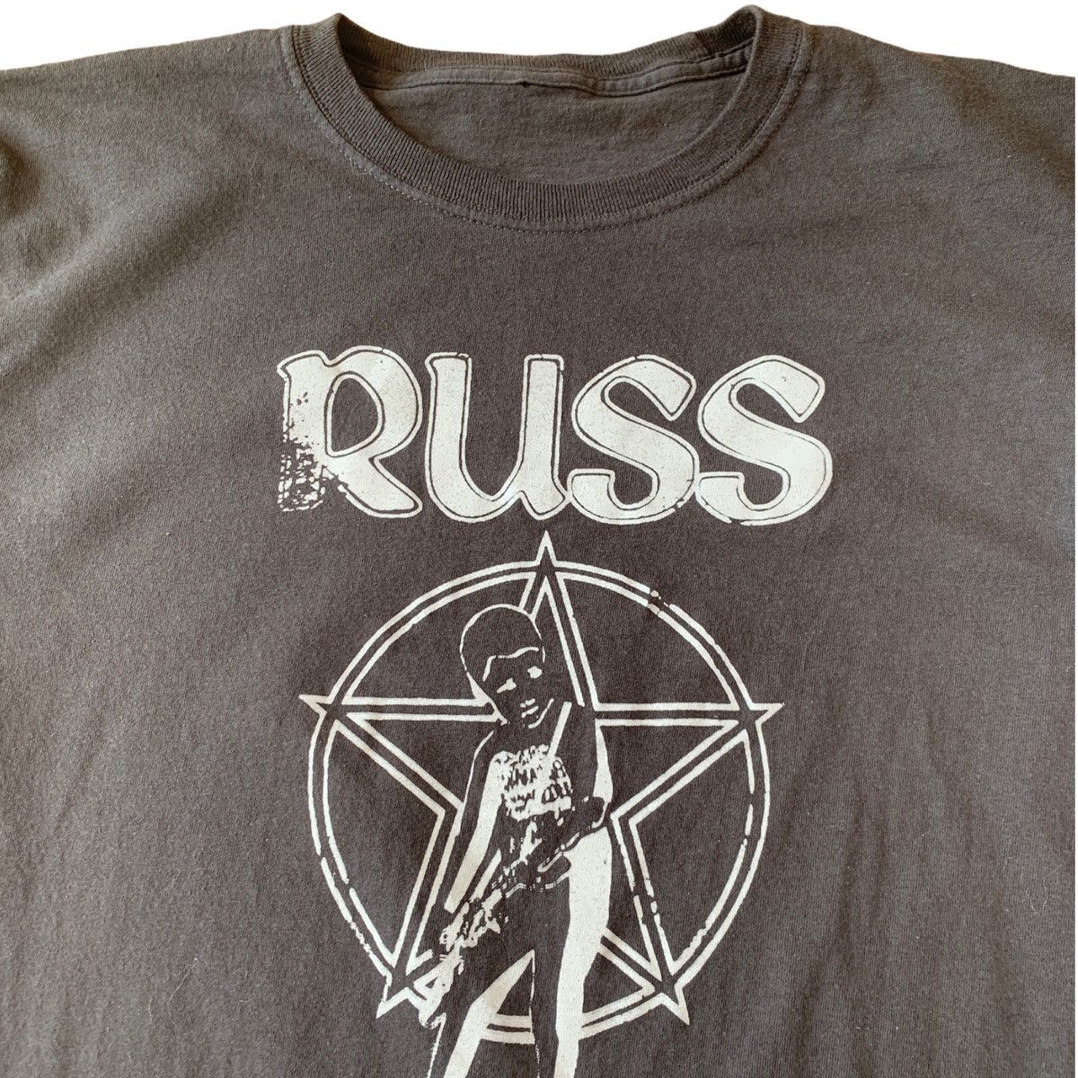 Band Tees × Rap Tees Russ Pentagram Rap Tee T Shirt Size US M / EU 48-50 / 2 - 2 Thumbnail