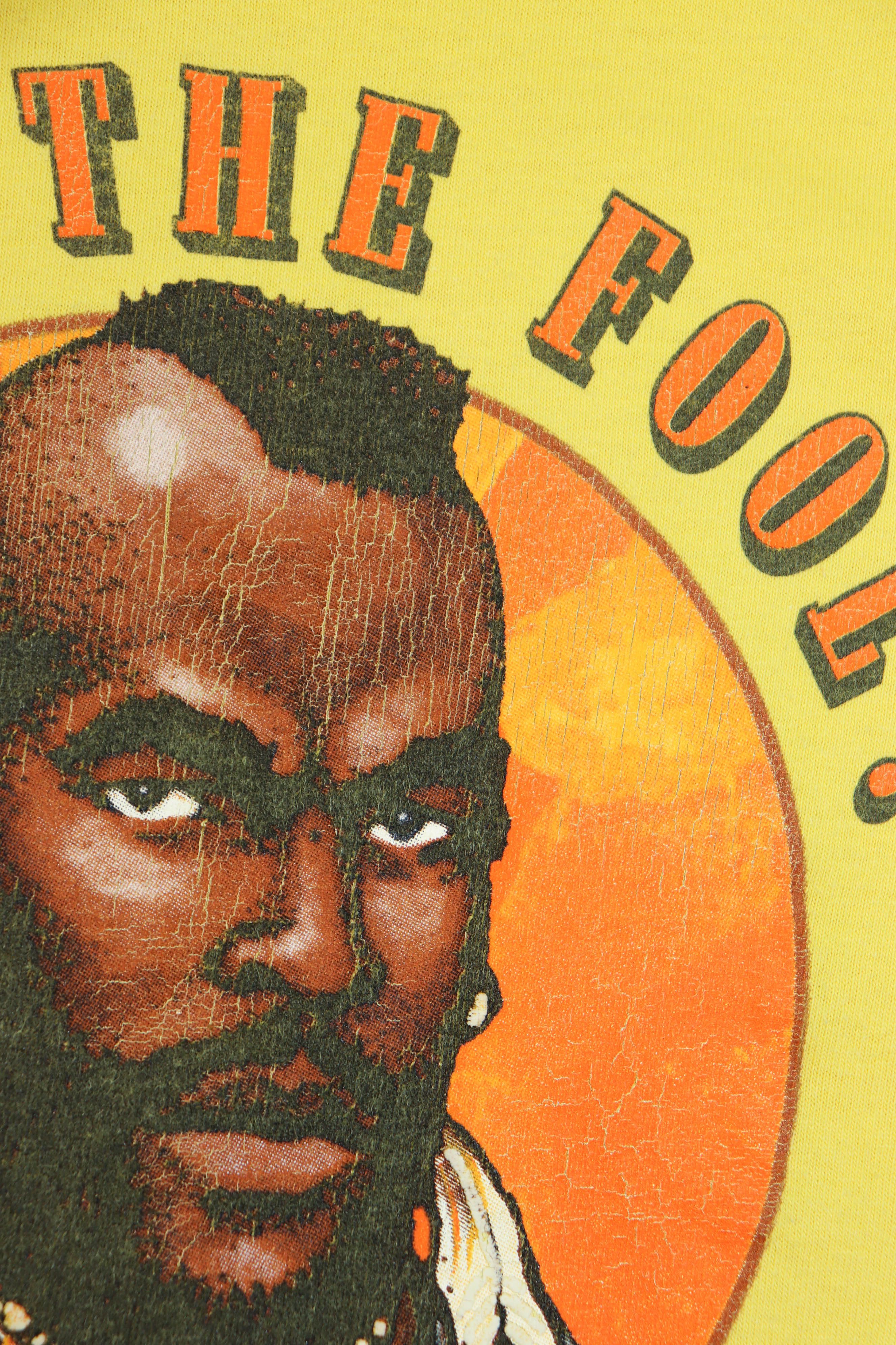 Vintage I Pity The Fool! Mr. T 2000 Vintage 00s Yellow T-shirt Tee Size US M / EU 48-50 / 2 - 11 Thumbnail