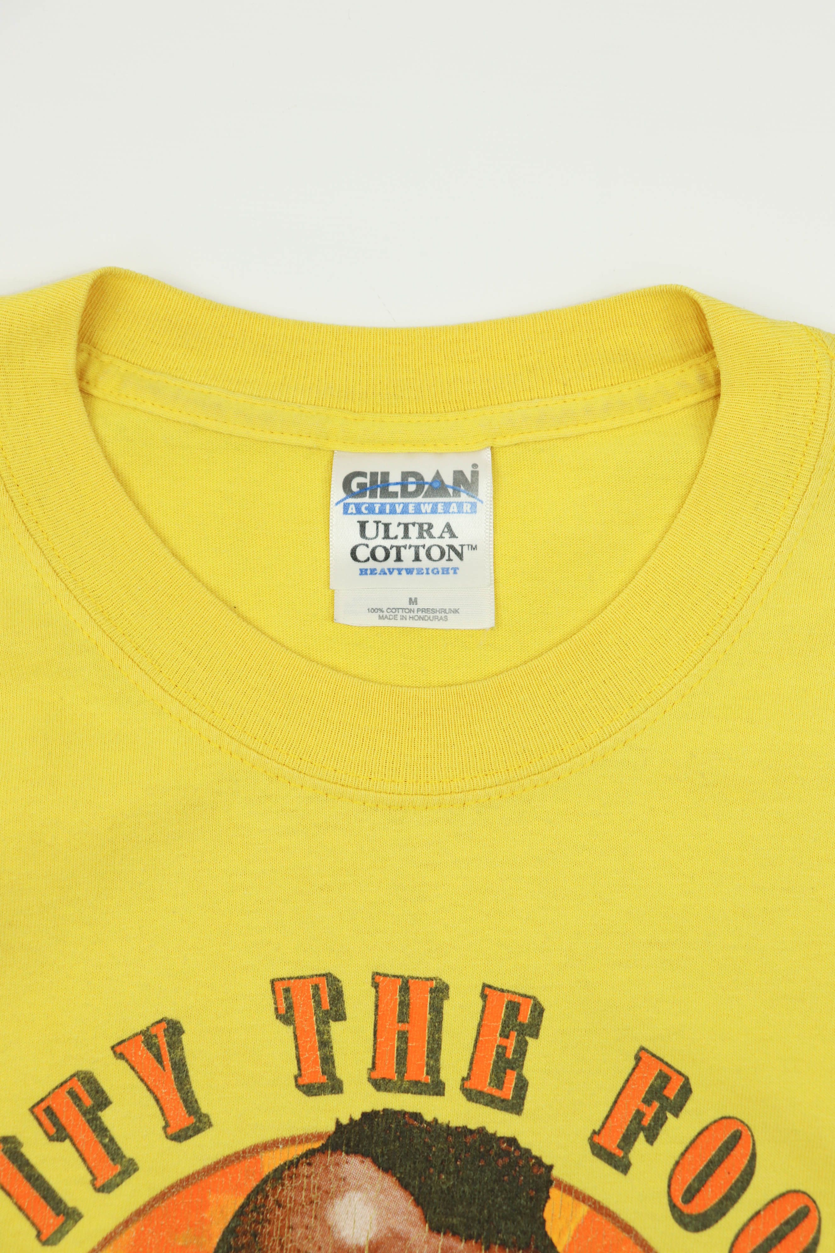 Vintage I Pity The Fool! Mr. T 2000 Vintage 00s Yellow T-shirt Tee Size US M / EU 48-50 / 2 - 18 Thumbnail