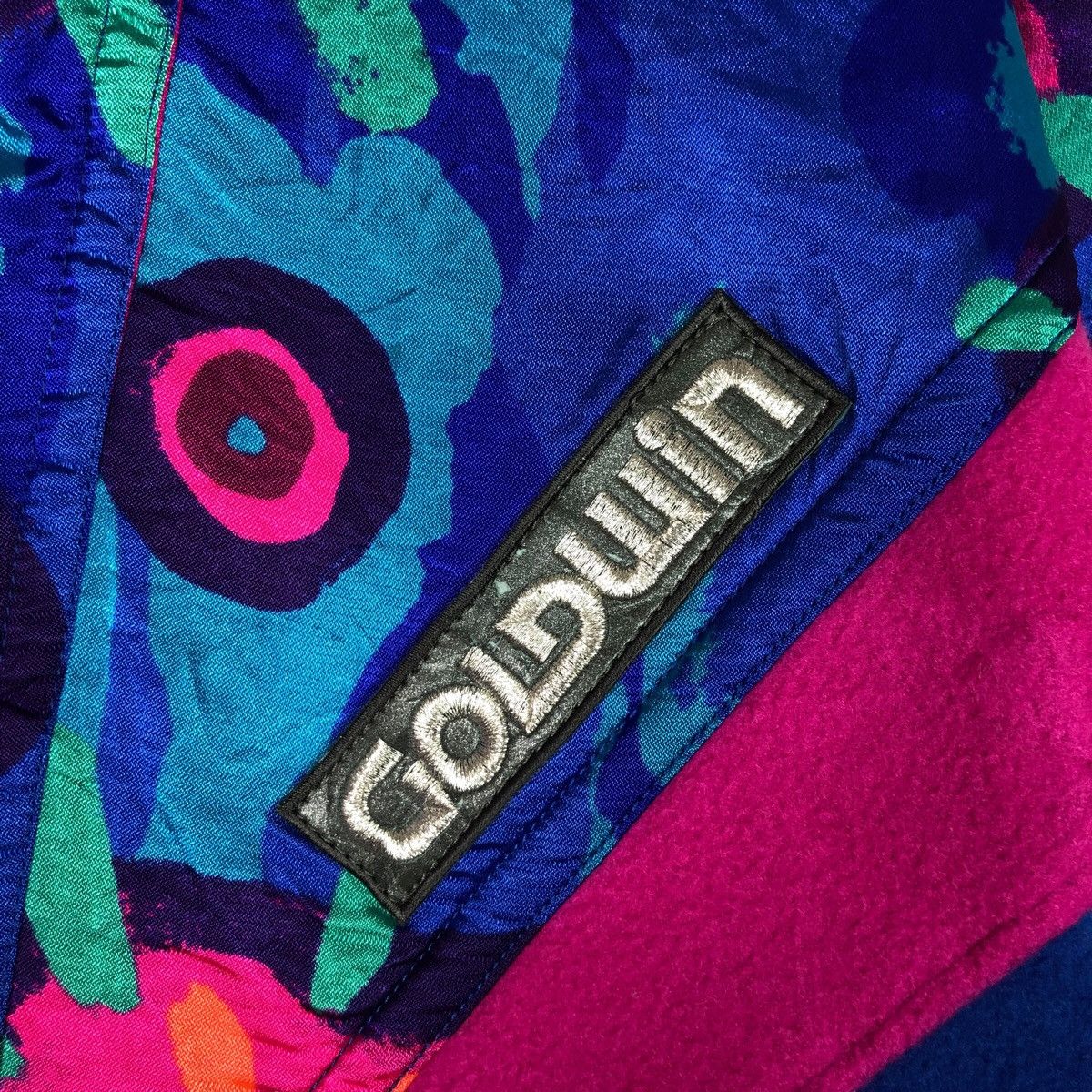 Vintage Vintage Y2K Goldwin Multicolour Fleece Ski Jumper Size US L / EU 52-54 / 3 - 5 Thumbnail