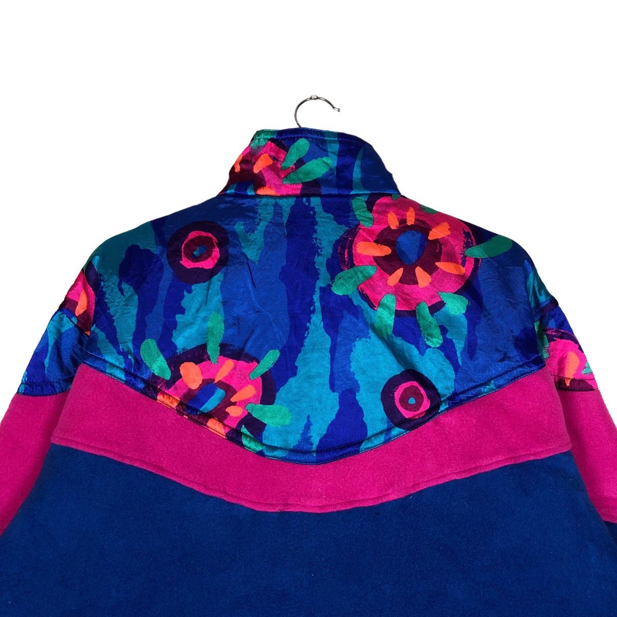 Vintage Vintage Y2K Goldwin Multicolour Fleece Ski Jumper Size US L / EU 52-54 / 3 - 9 Thumbnail