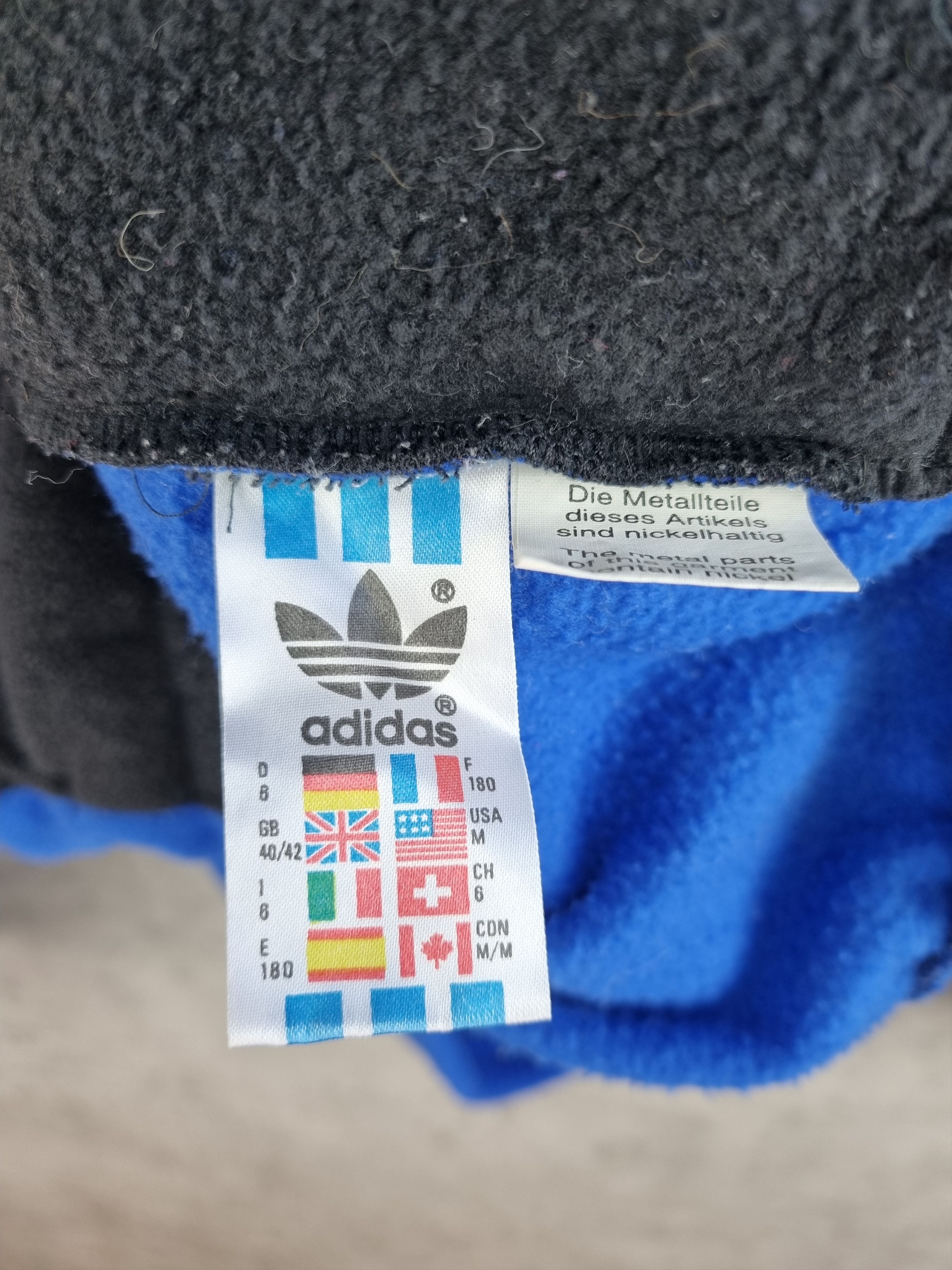 Adidas × Vintage Adidas Fleece Half Zipper two pockets anorak Size US L / EU 52-54 / 3 - 8 Thumbnail