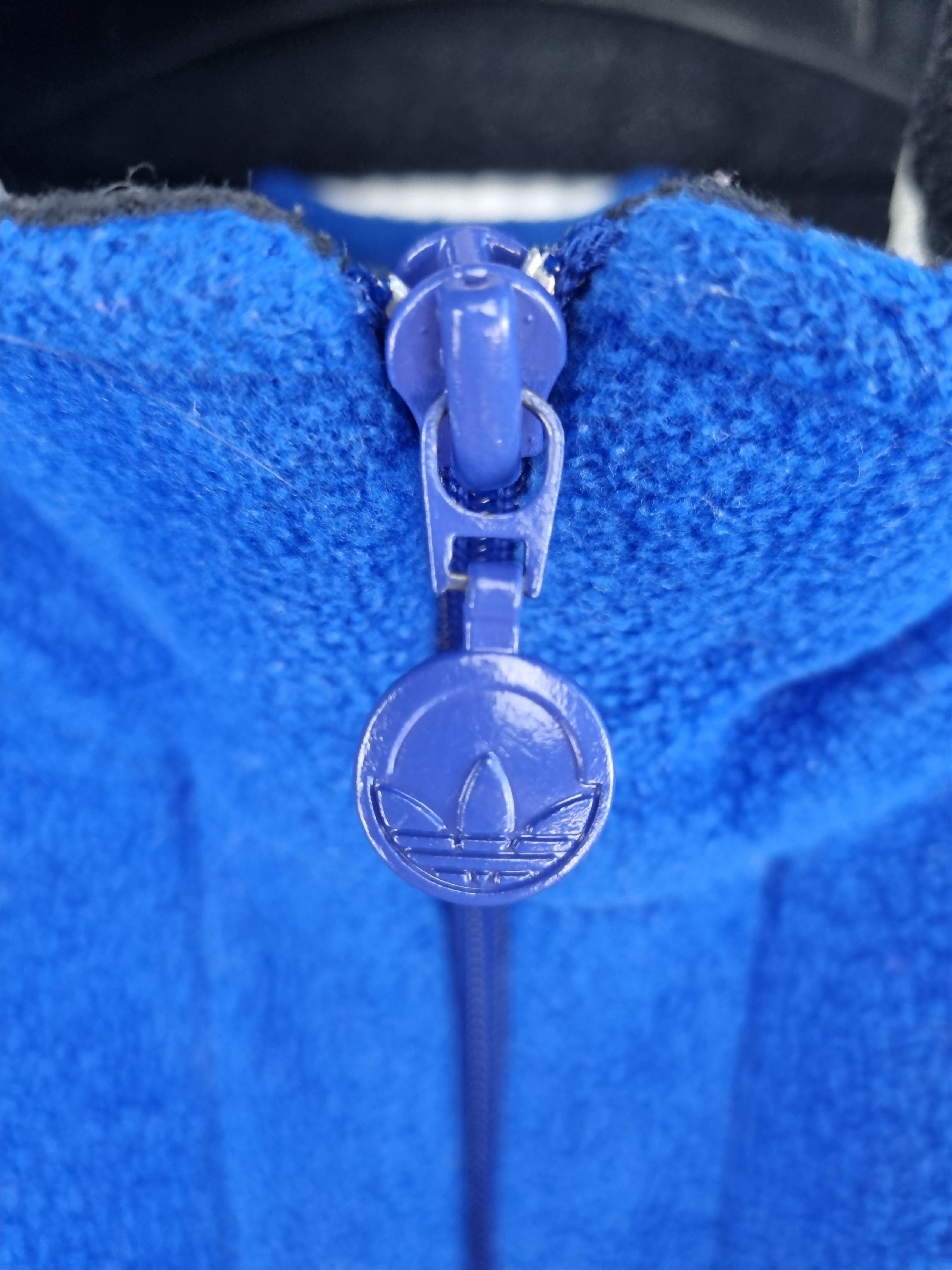 Adidas × Vintage Adidas Fleece Half Zipper two pockets anorak Size US L / EU 52-54 / 3 - 14 Thumbnail