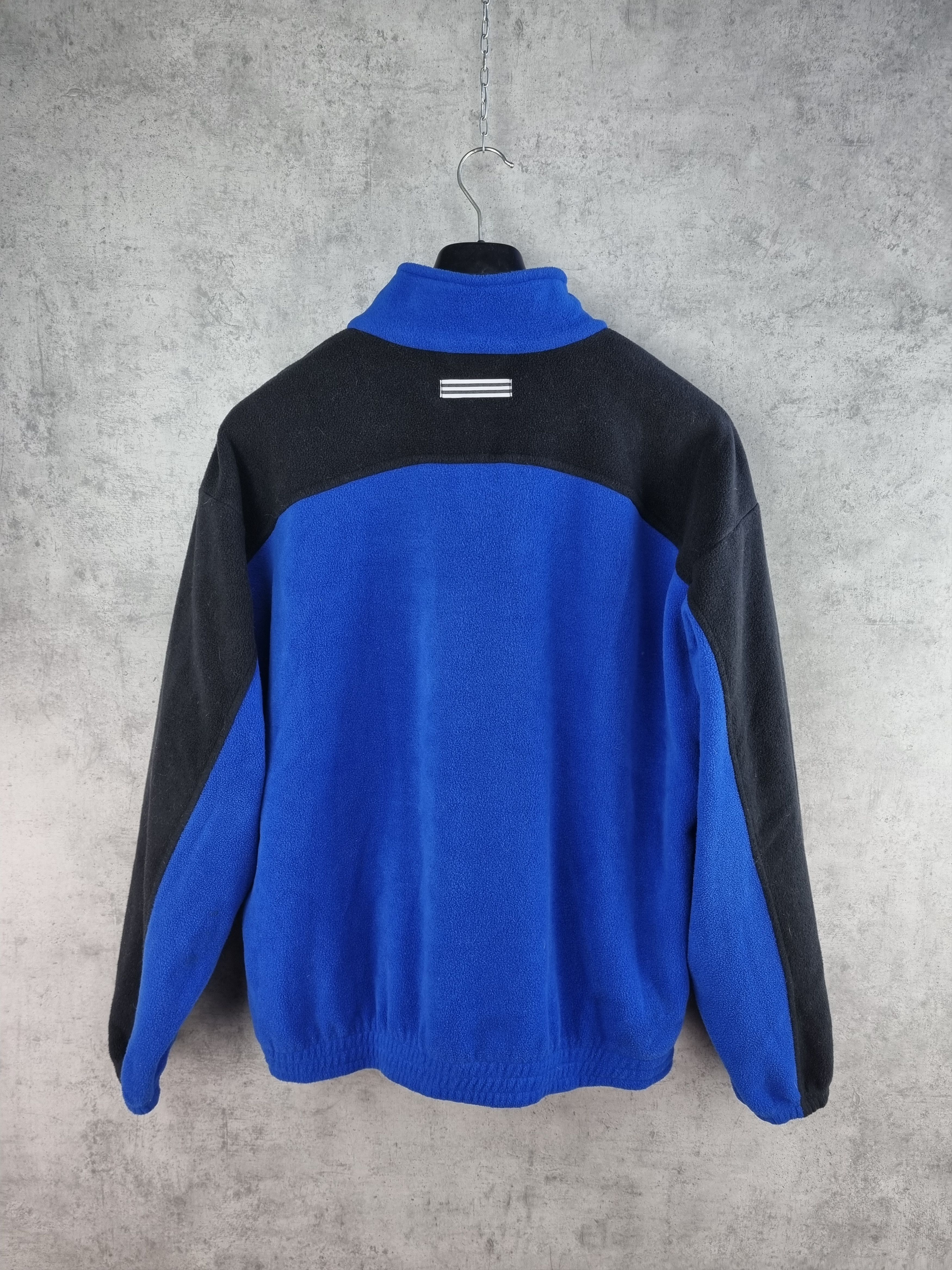 Adidas × Vintage Adidas Fleece Half Zipper two pockets anorak Size US L / EU 52-54 / 3 - 5 Thumbnail