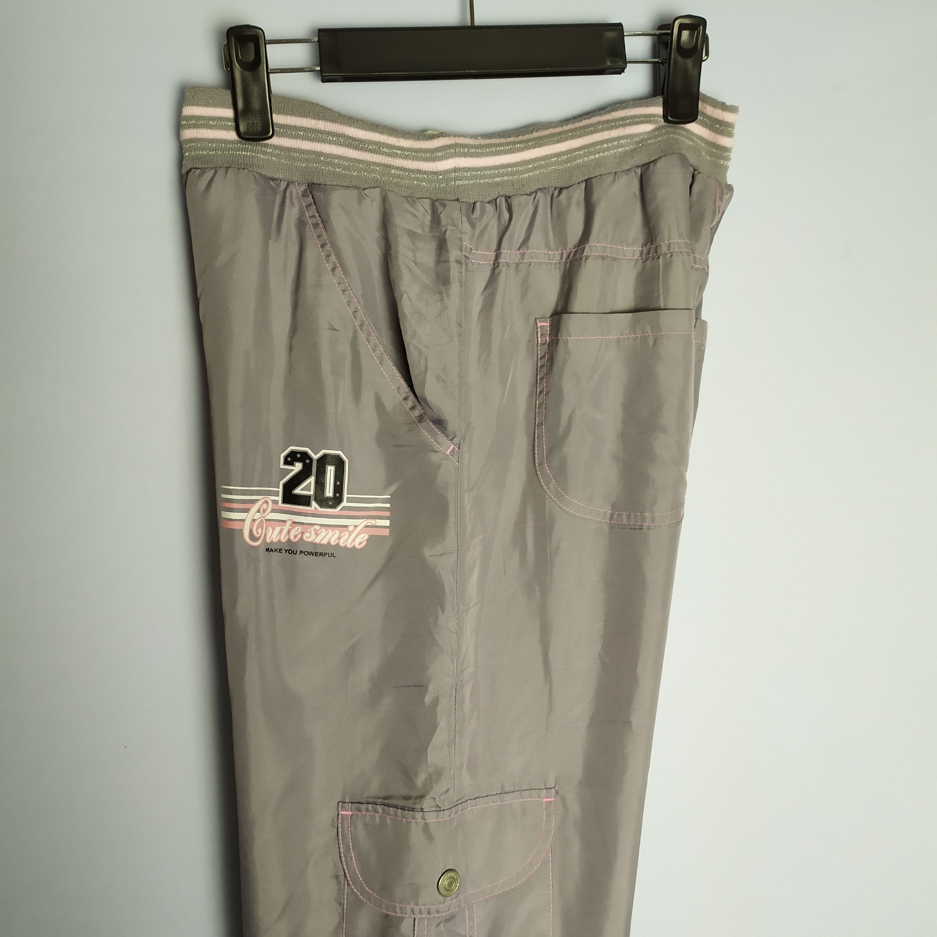 Japanese Brand × Pink JAPANESE BRAND CUTE SMILE OUTDOOR / JOGGERS CARGO PANTS Size US 28 / EU 44 - 13 Thumbnail
