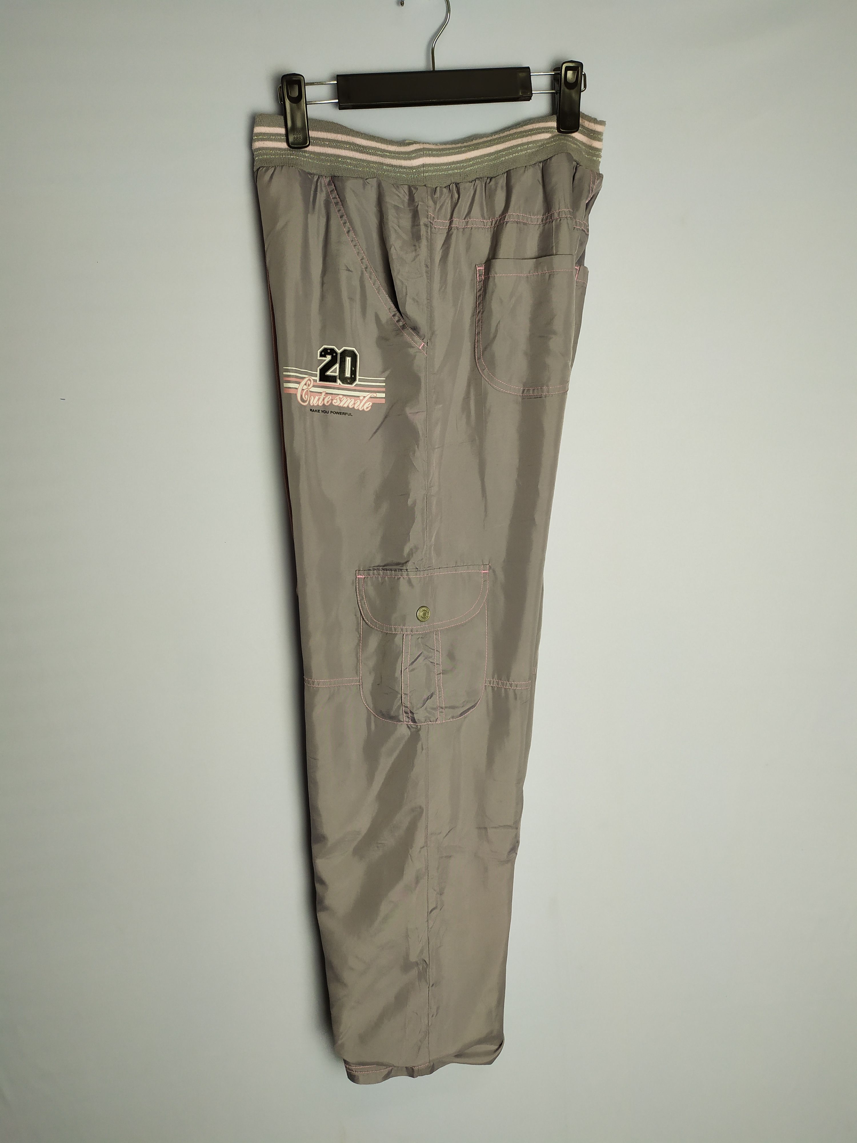 Japanese Brand × Pink JAPANESE BRAND CUTE SMILE OUTDOOR / JOGGERS CARGO PANTS Size US 28 / EU 44 - 10 Thumbnail