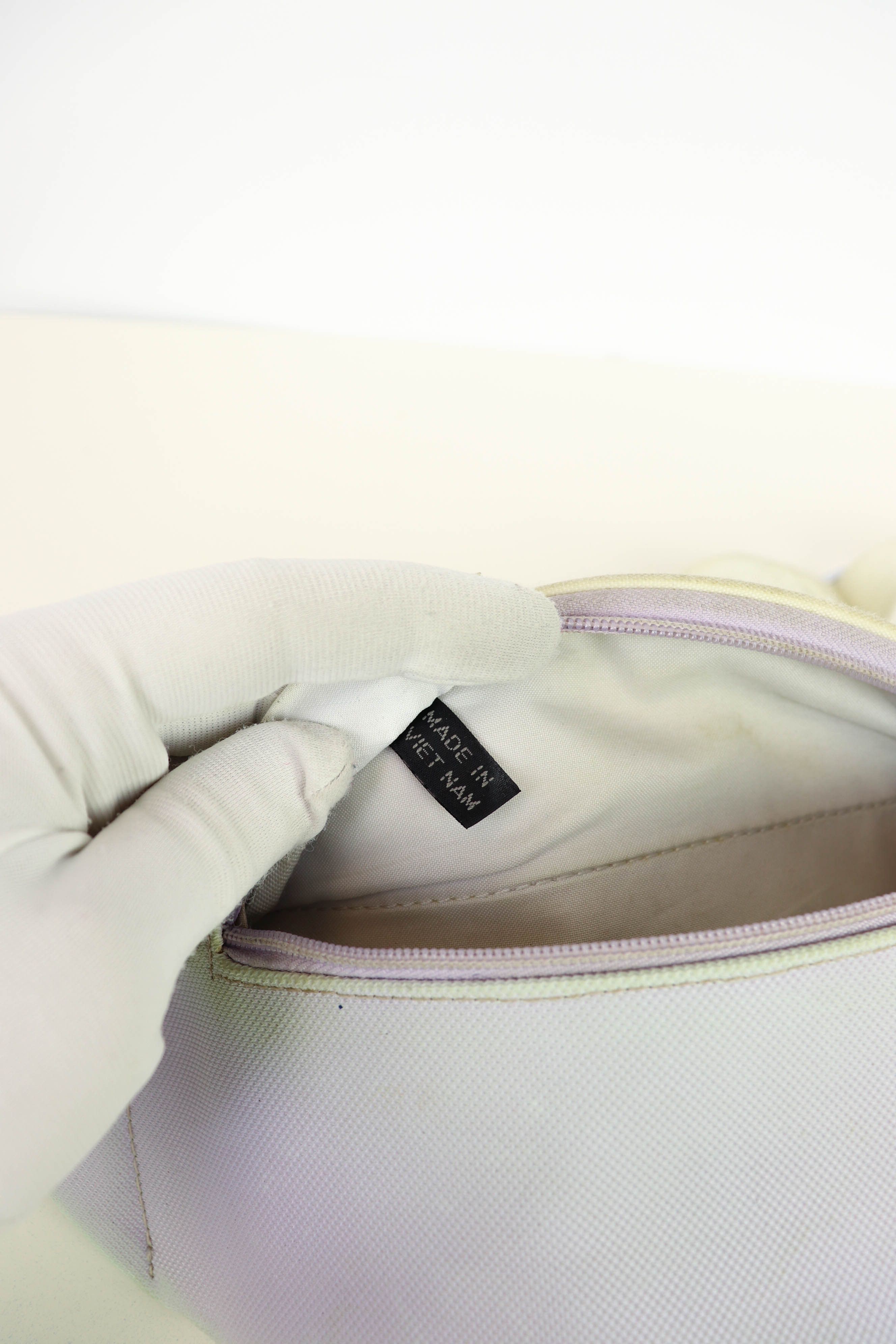 Lacoste Lacoste Vintage 90s White Faded Waist Bag Size ONE SIZE - 20 Thumbnail