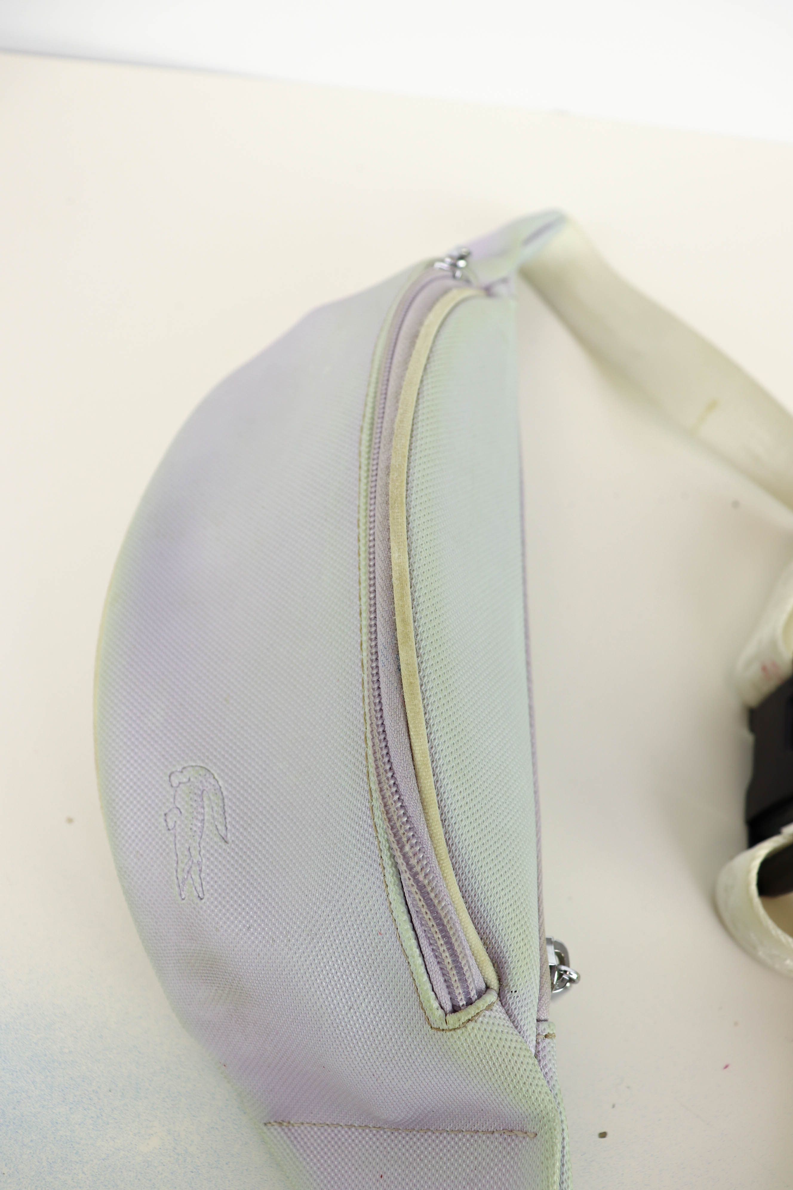 Lacoste Lacoste Vintage 90s White Faded Waist Bag Size ONE SIZE - 14 Thumbnail