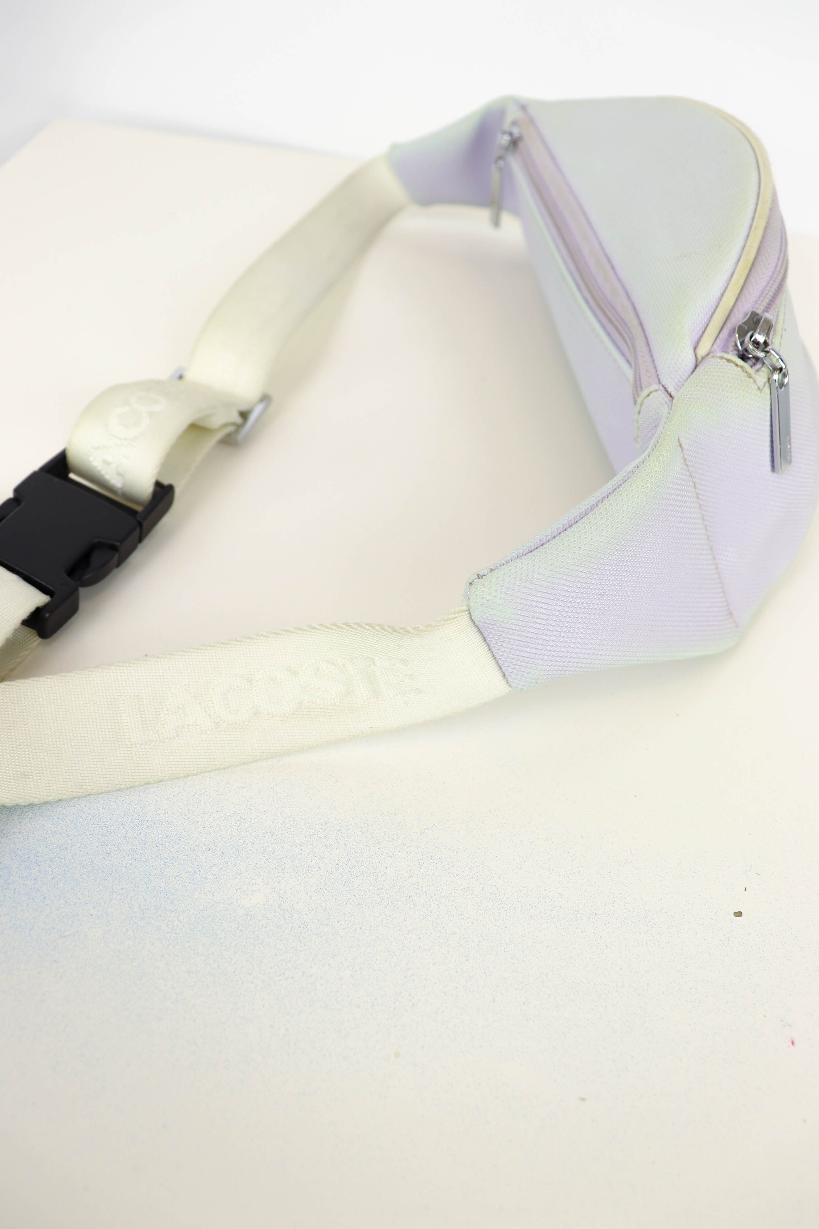 Lacoste Lacoste Vintage 90s White Faded Waist Bag Size ONE SIZE - 11 Thumbnail