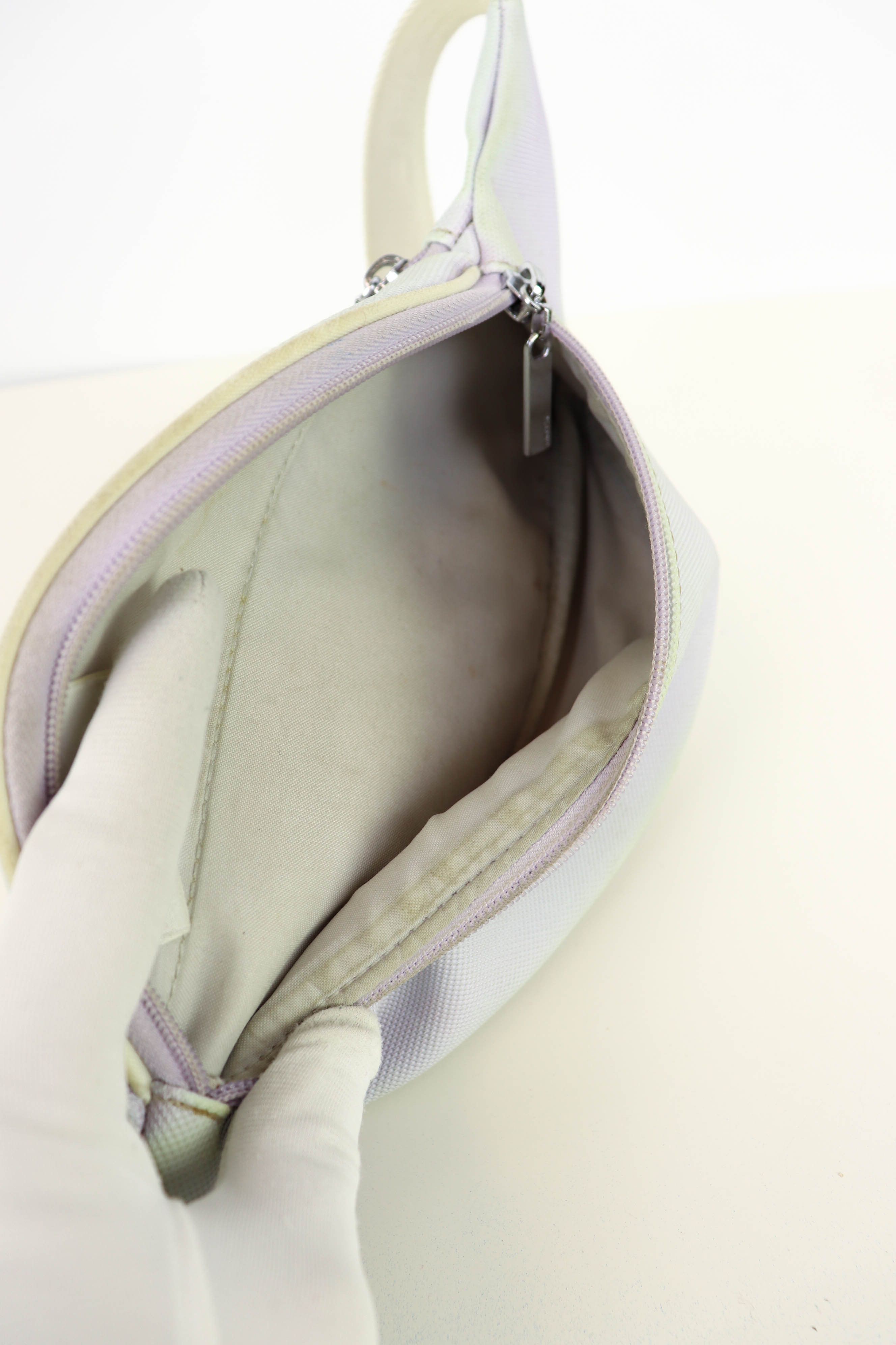 Lacoste Lacoste Vintage 90s White Faded Waist Bag Size ONE SIZE - 18 Thumbnail