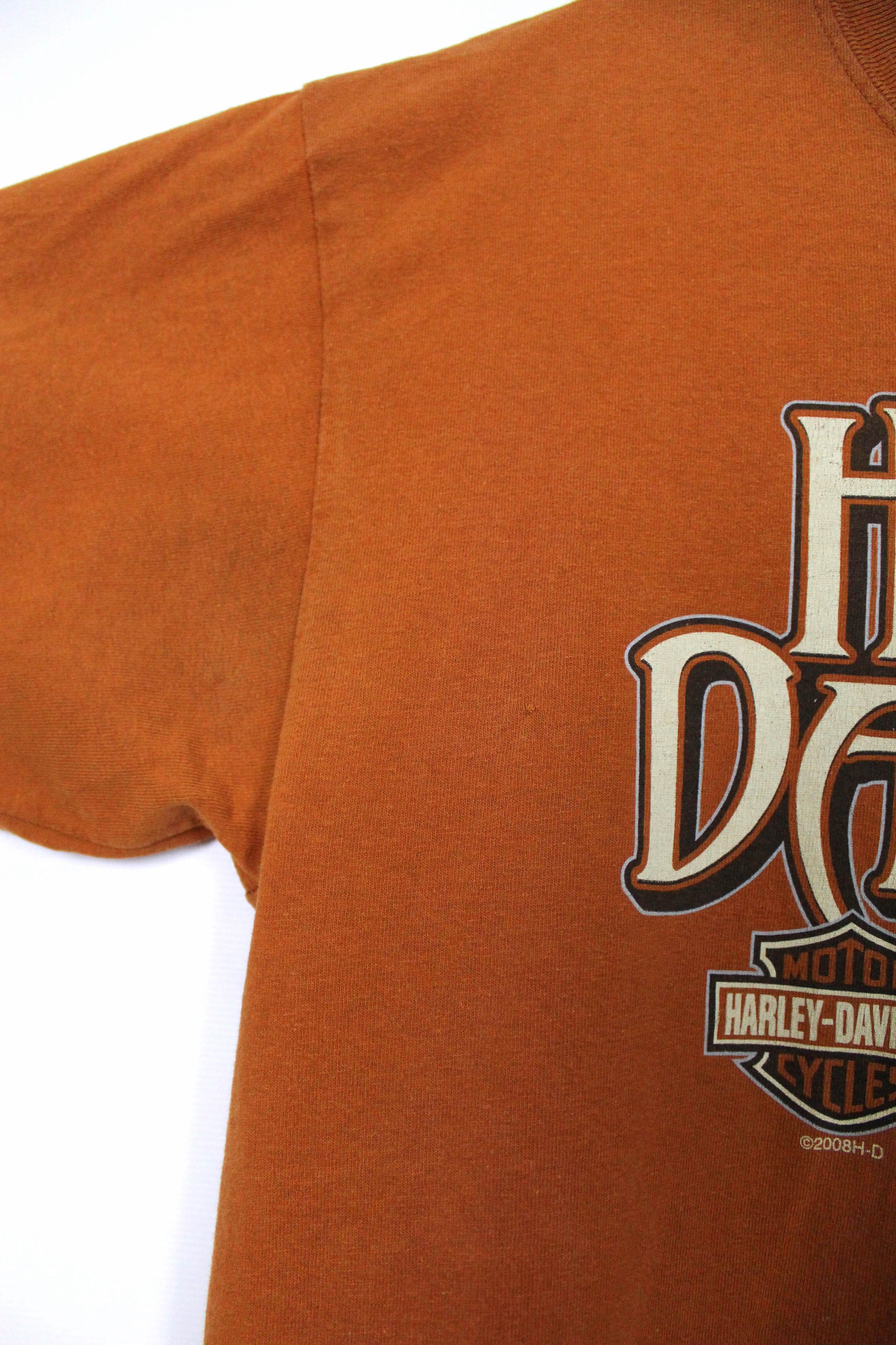 Harley Davidson Vintage Harley-Davidson Motorcycles Texas ©2008 T-shirt Tee Size US M / EU 48-50 / 2 - 6 Thumbnail