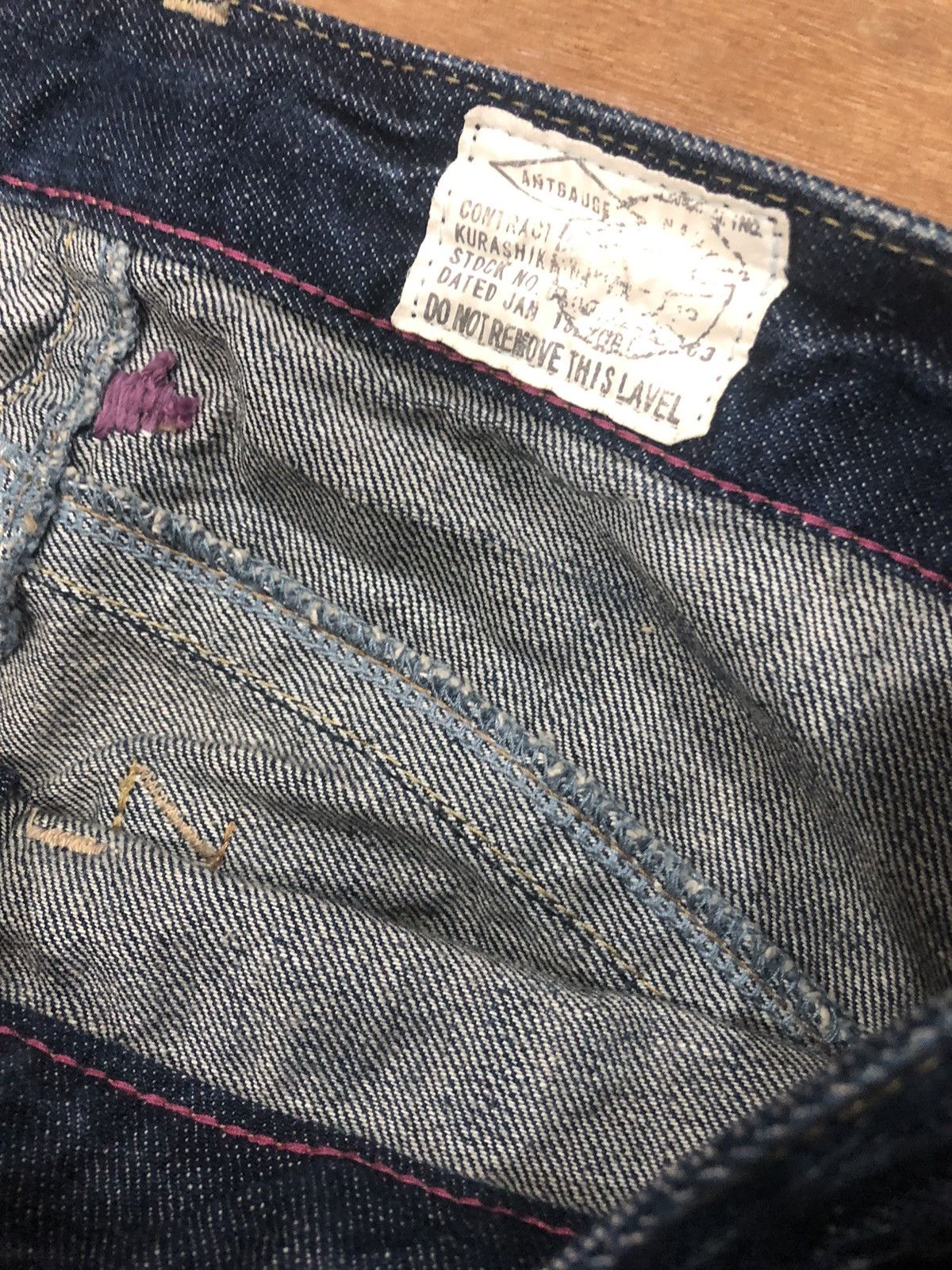 Designer Antgauge Patchwork Denim Jeans Size US 30 / EU 46 - 6 Thumbnail