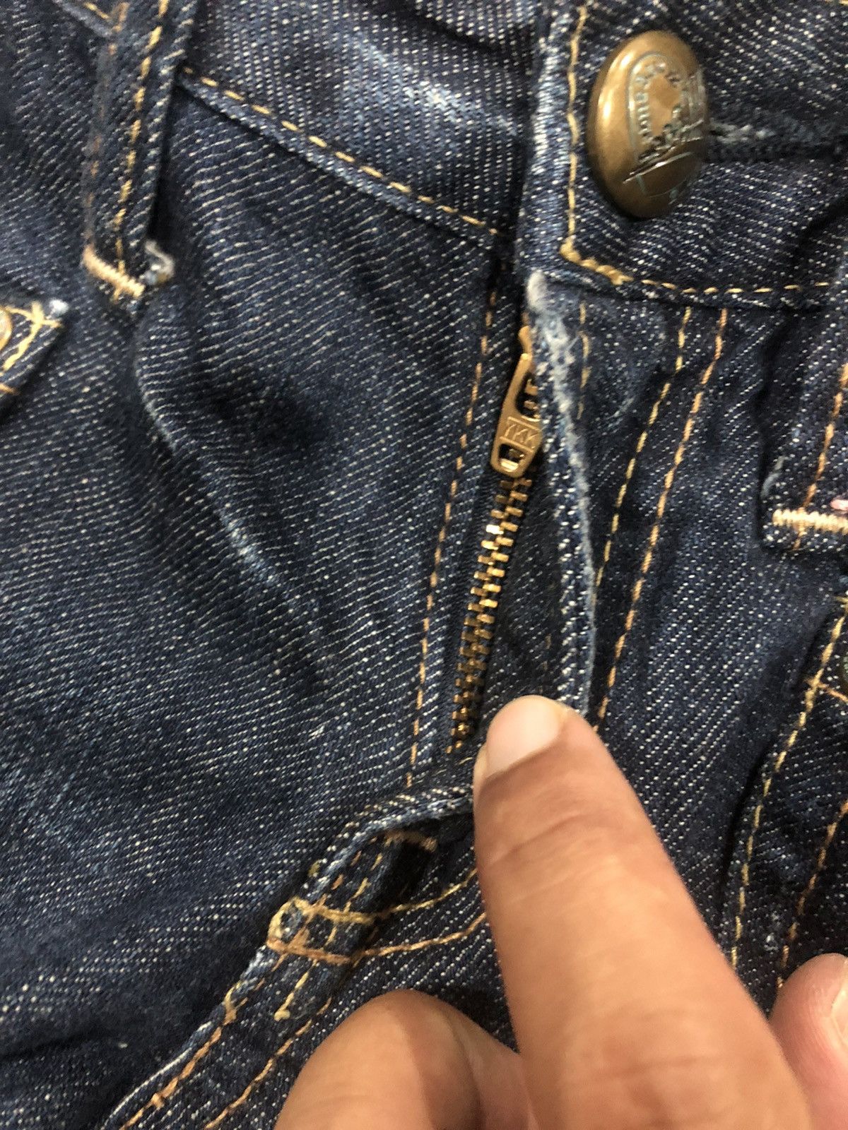 Designer Antgauge Patchwork Denim Jeans Size US 30 / EU 46 - 8 Thumbnail