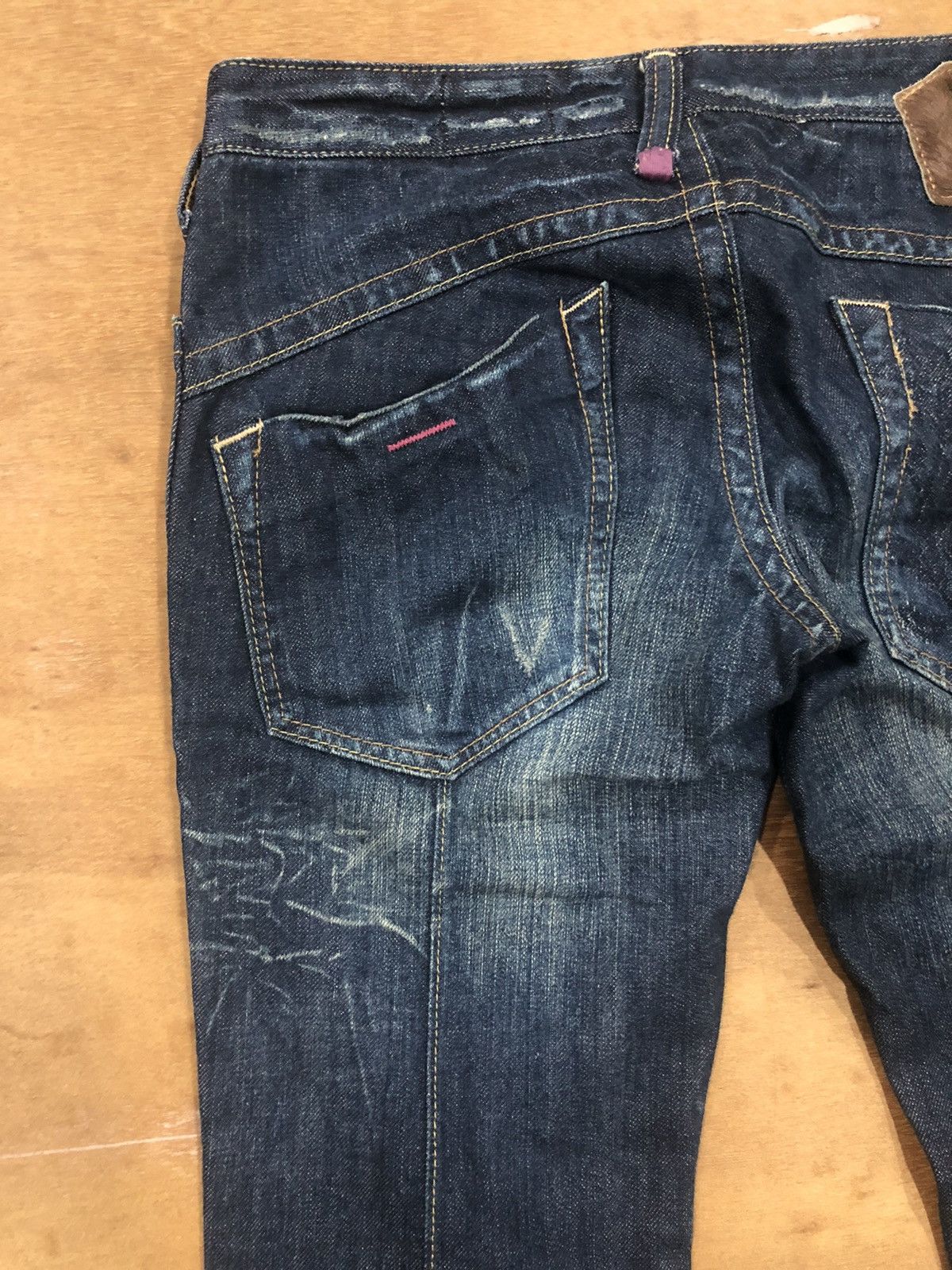 Designer Antgauge Patchwork Denim Jeans Size US 30 / EU 46 - 11 Thumbnail