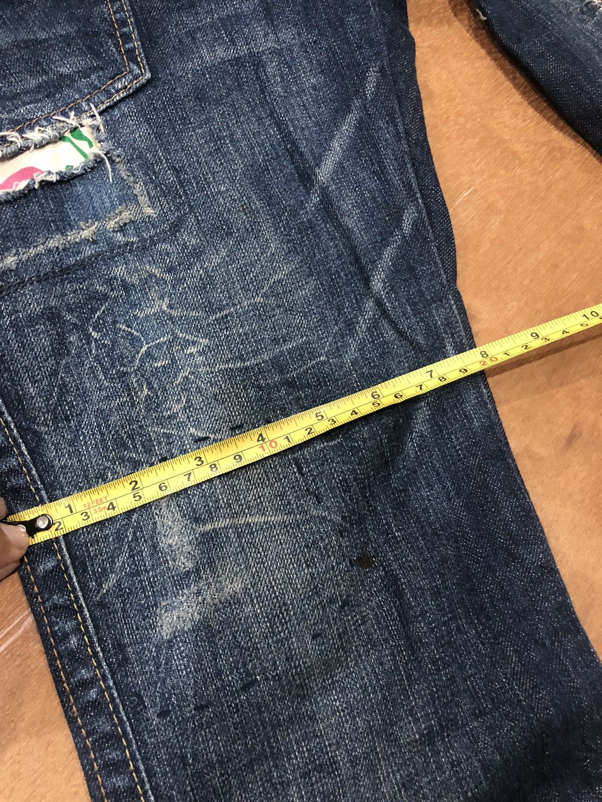 Designer Antgauge Patchwork Denim Jeans Size US 30 / EU 46 - 15 Thumbnail
