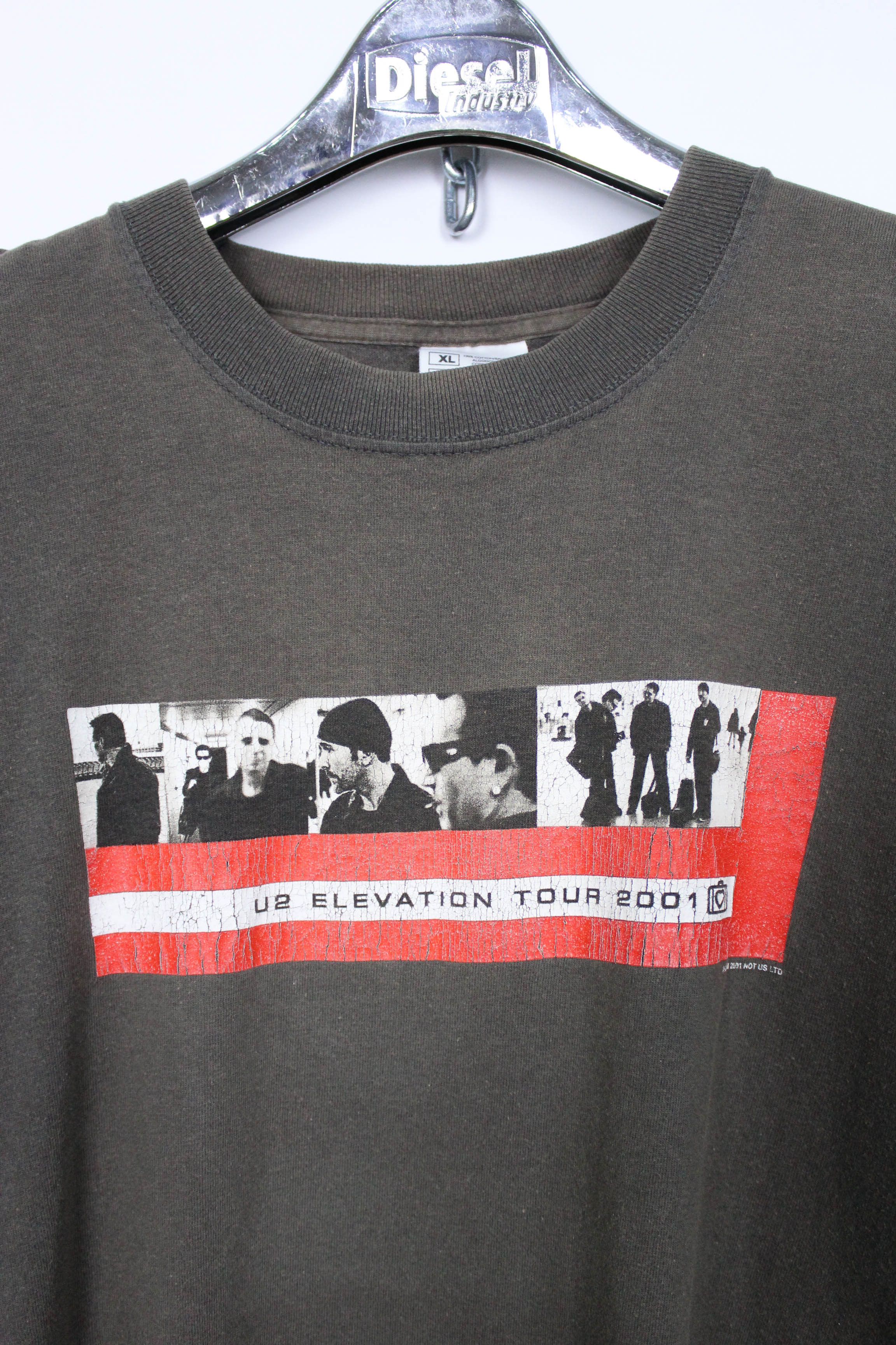 Band Tees U2 Elevation Tour 2001 Vintage Sun Faded Tour Tshirt Tee Size US XL / EU 56 / 4 - 3 Thumbnail
