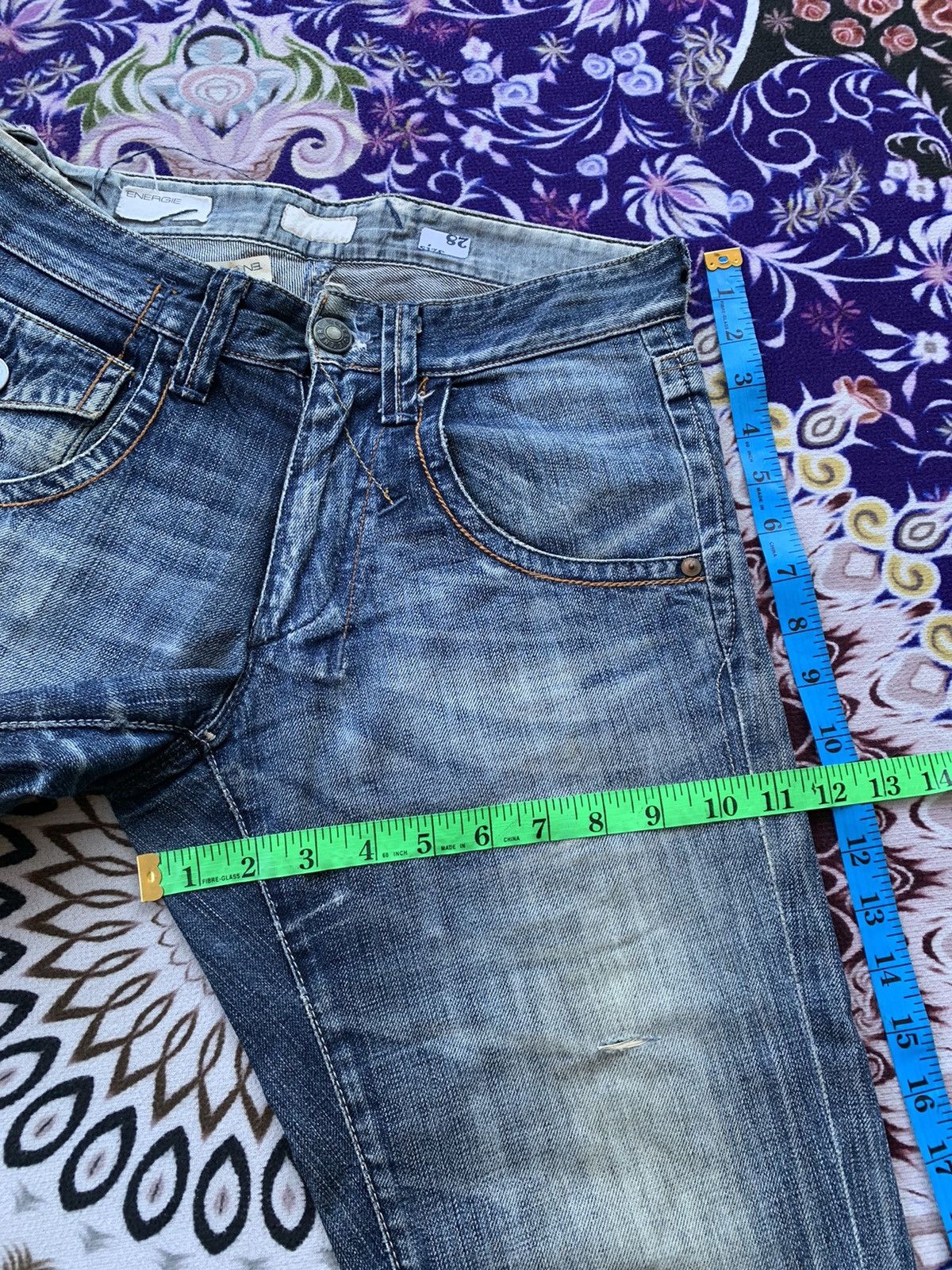 Energie Vintage Energie Distressed Denim Size US 30 / EU 46 - 16 Thumbnail