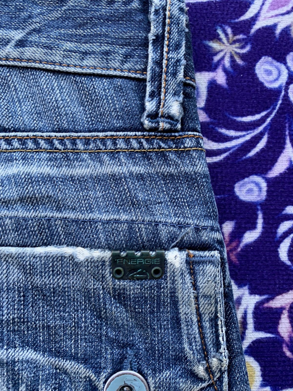 Energie Vintage Energie Distressed Denim Size US 30 / EU 46 - 14 Thumbnail