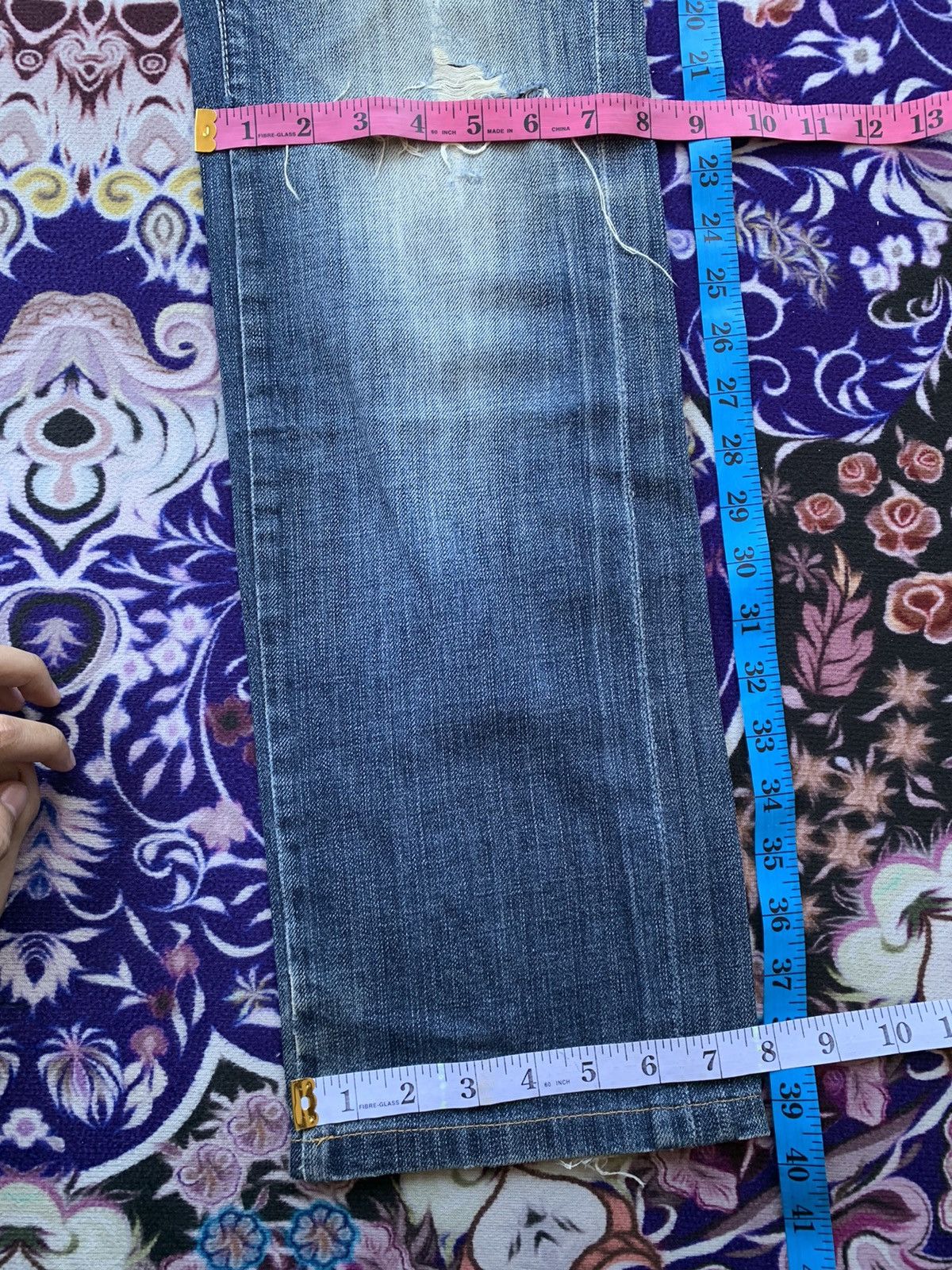 Energie Vintage Energie Distressed Denim Size US 30 / EU 46 - 17 Thumbnail
