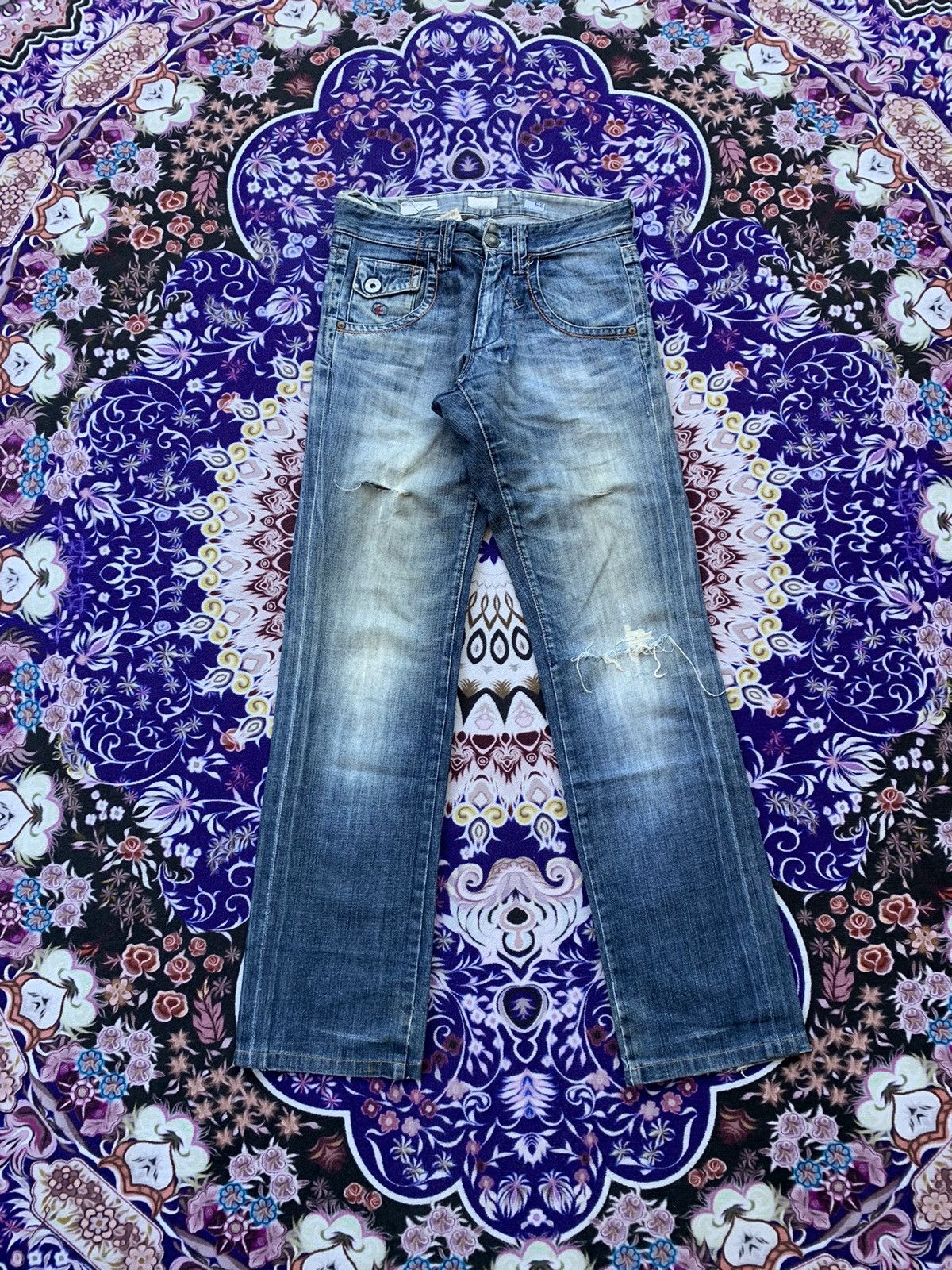 Energie Vintage Energie Distressed Denim Size US 30 / EU 46 - 1 Thumbnail