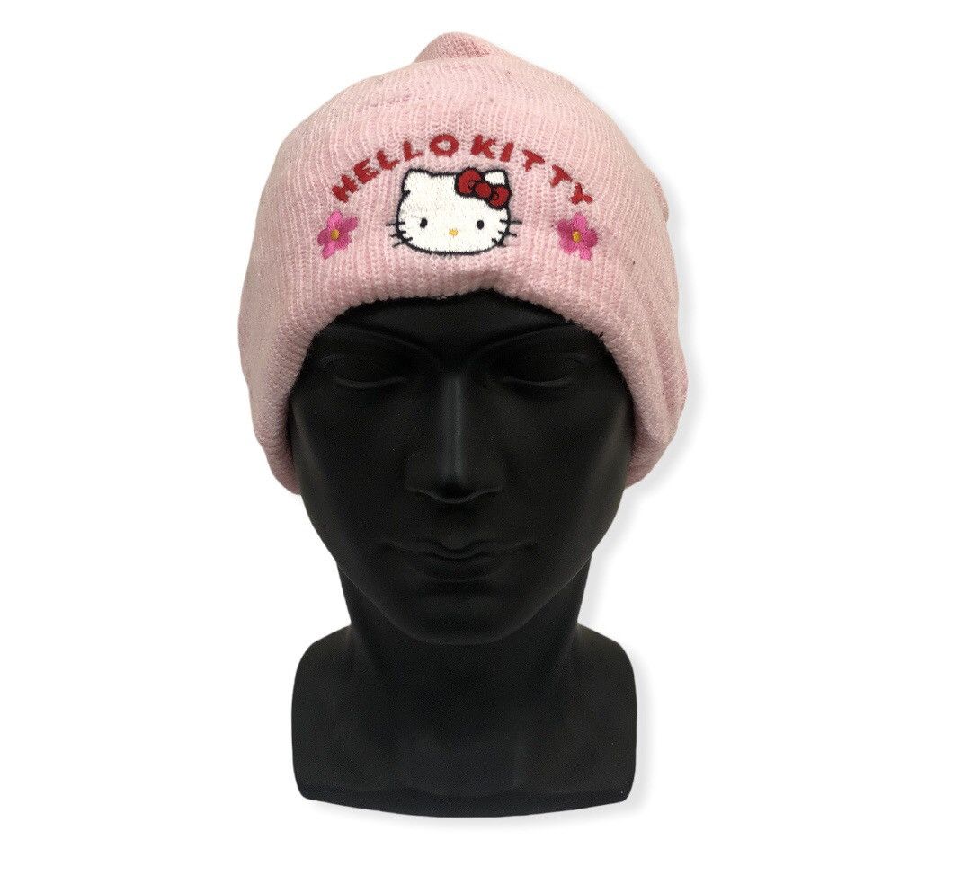 Hello kitty knit hat 2025