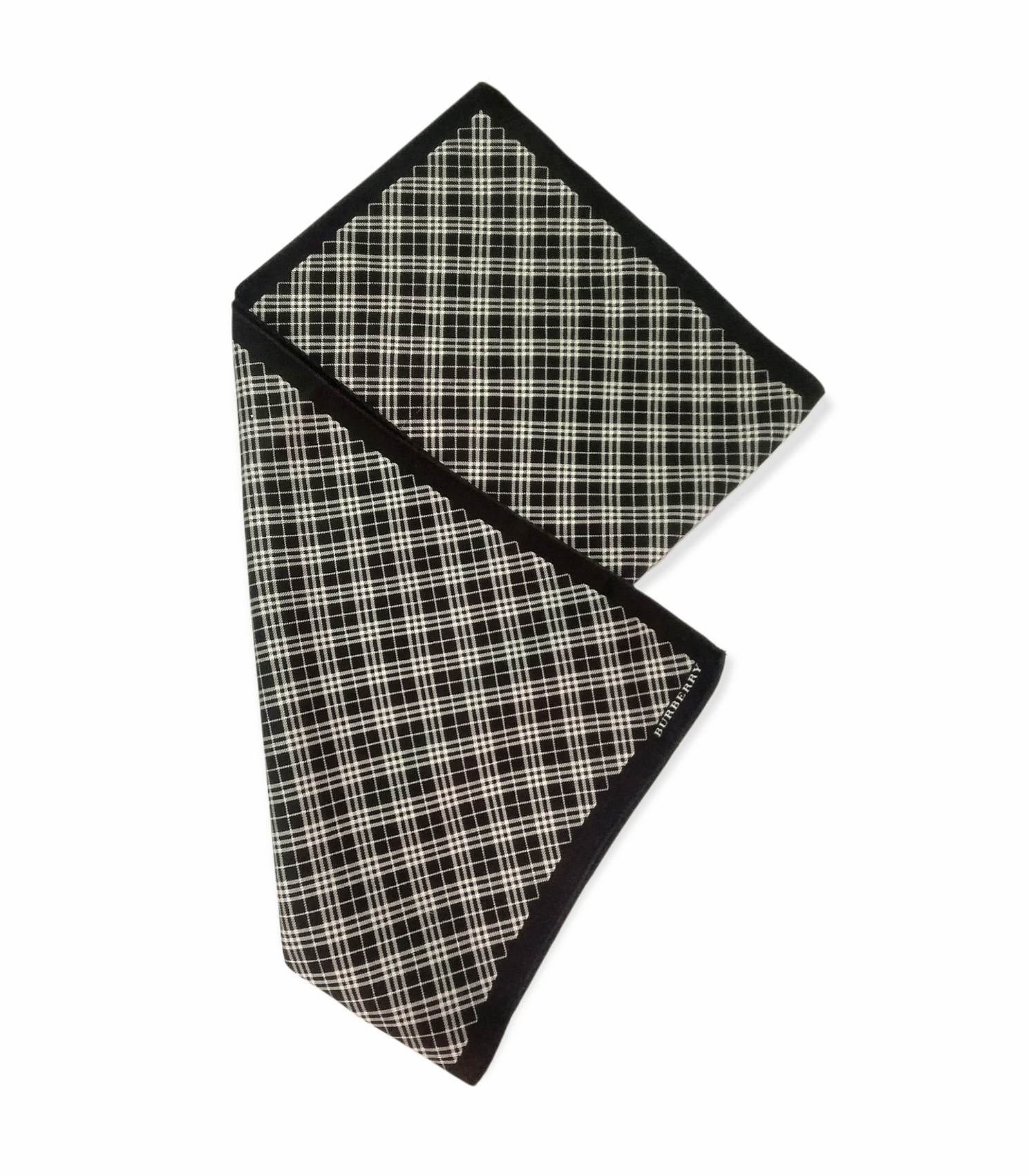 Burberry's Classic Nova Bandana Handkerchief Black Colour
