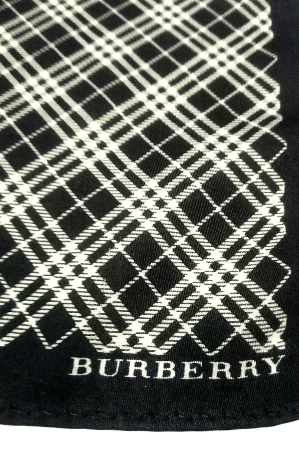 Burberry's Classic Nova Bandana Handkerchief Black Colour
