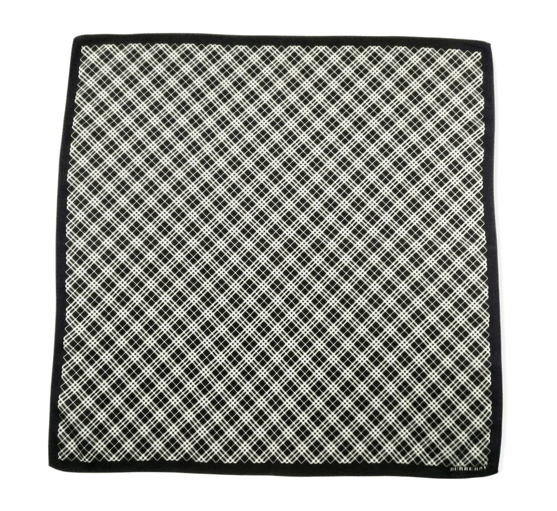 Burberry's Classic Nova Bandana Handkerchief Black Colour