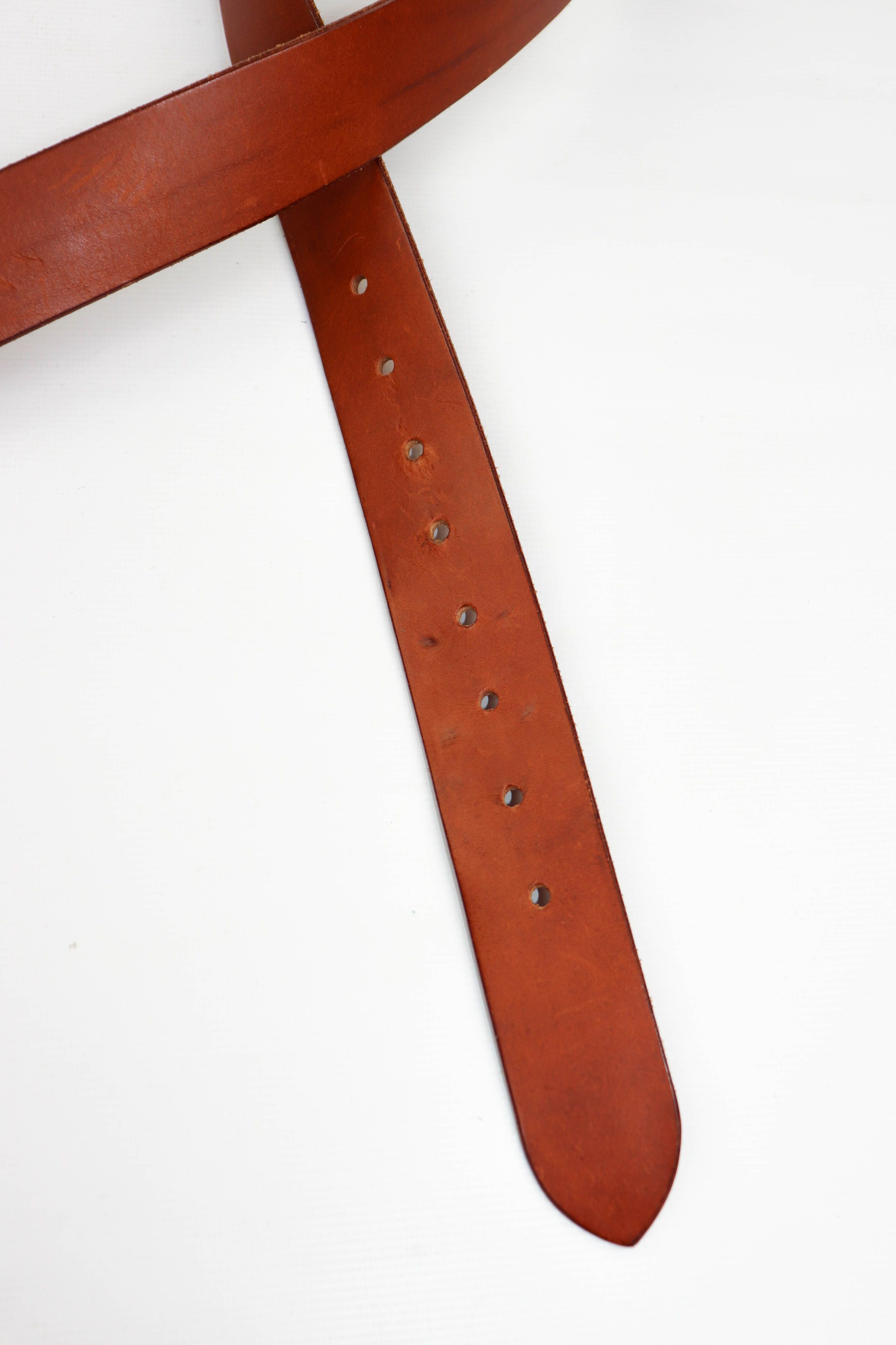 Genuine Leather Vintage 90s Swiss Air Force Special Edition Leather Belt Size ONE SIZE - 7 Thumbnail