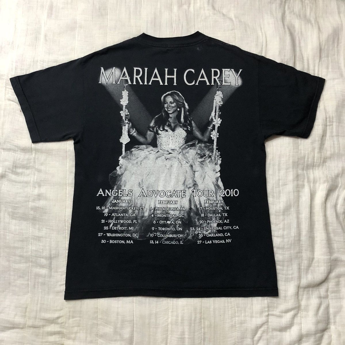 Band Tees vintage Mariah Carey Tour T Shirt Size US M / EU 48-50 / 2 - 3 Thumbnail