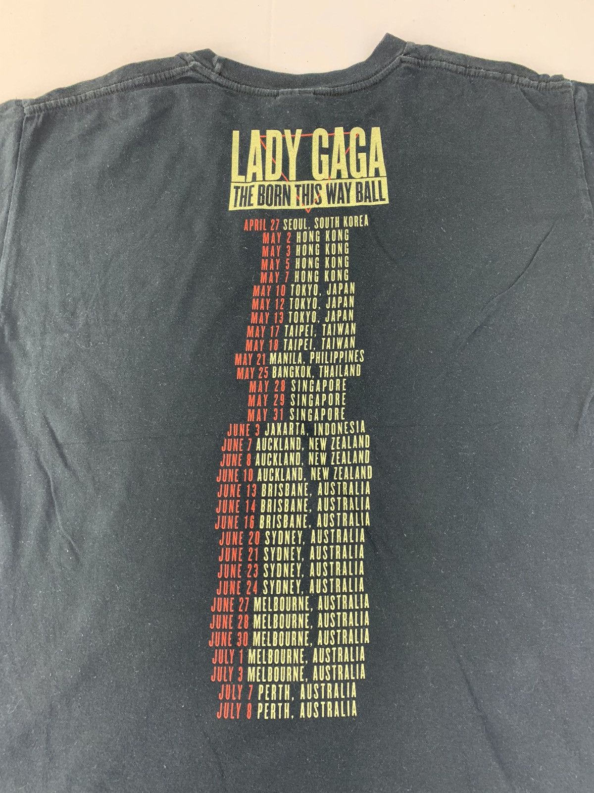 Vintage Lady Gaga Pony Ride The Born This Way World Tour Promo Tee Size US M / EU 48-50 / 2 - 4 Thumbnail