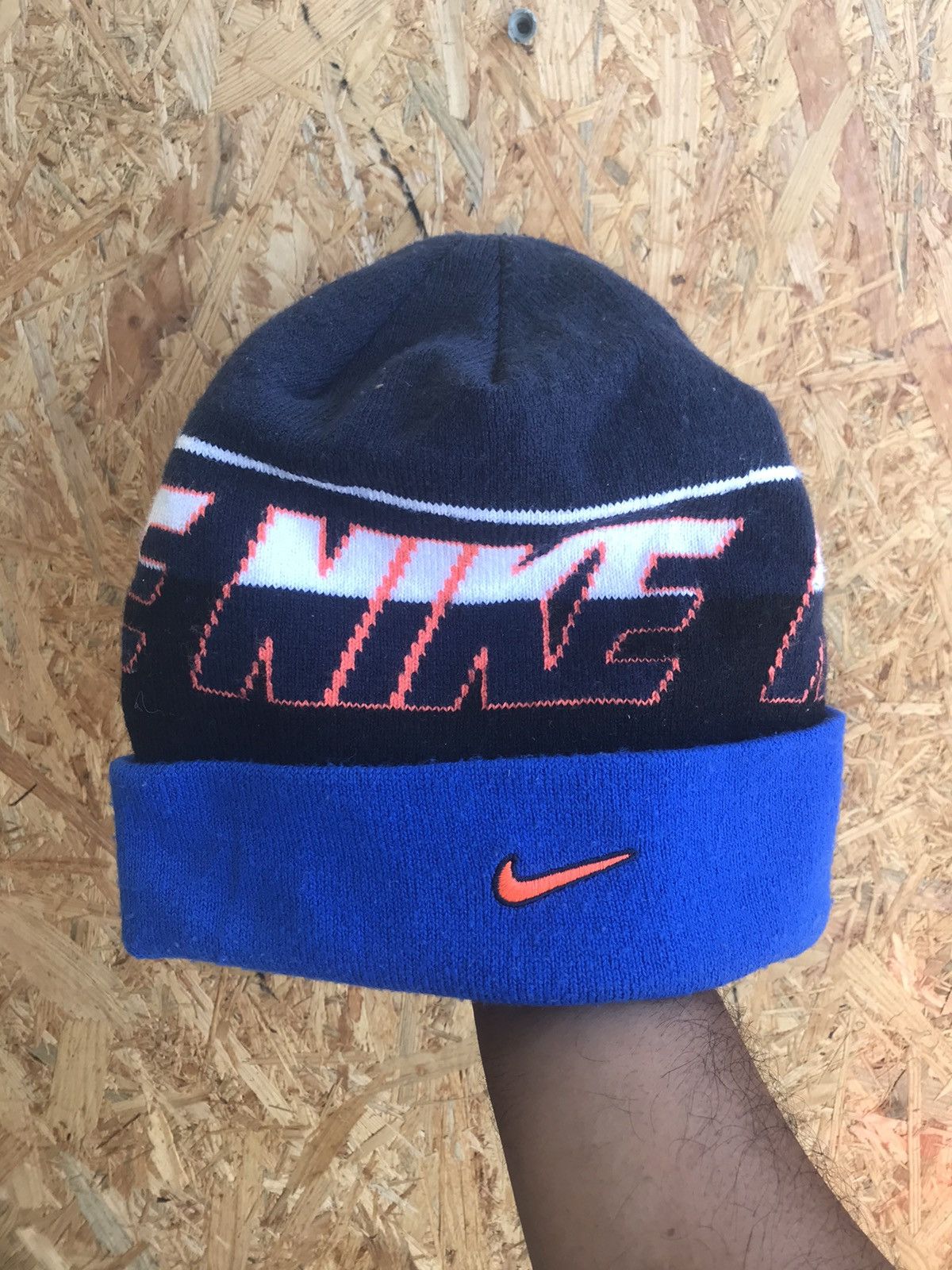 Nike 🔥Nike🔥 Classics Beanie Nike Spell Out Size ONE SIZE - 1 Thumbnail