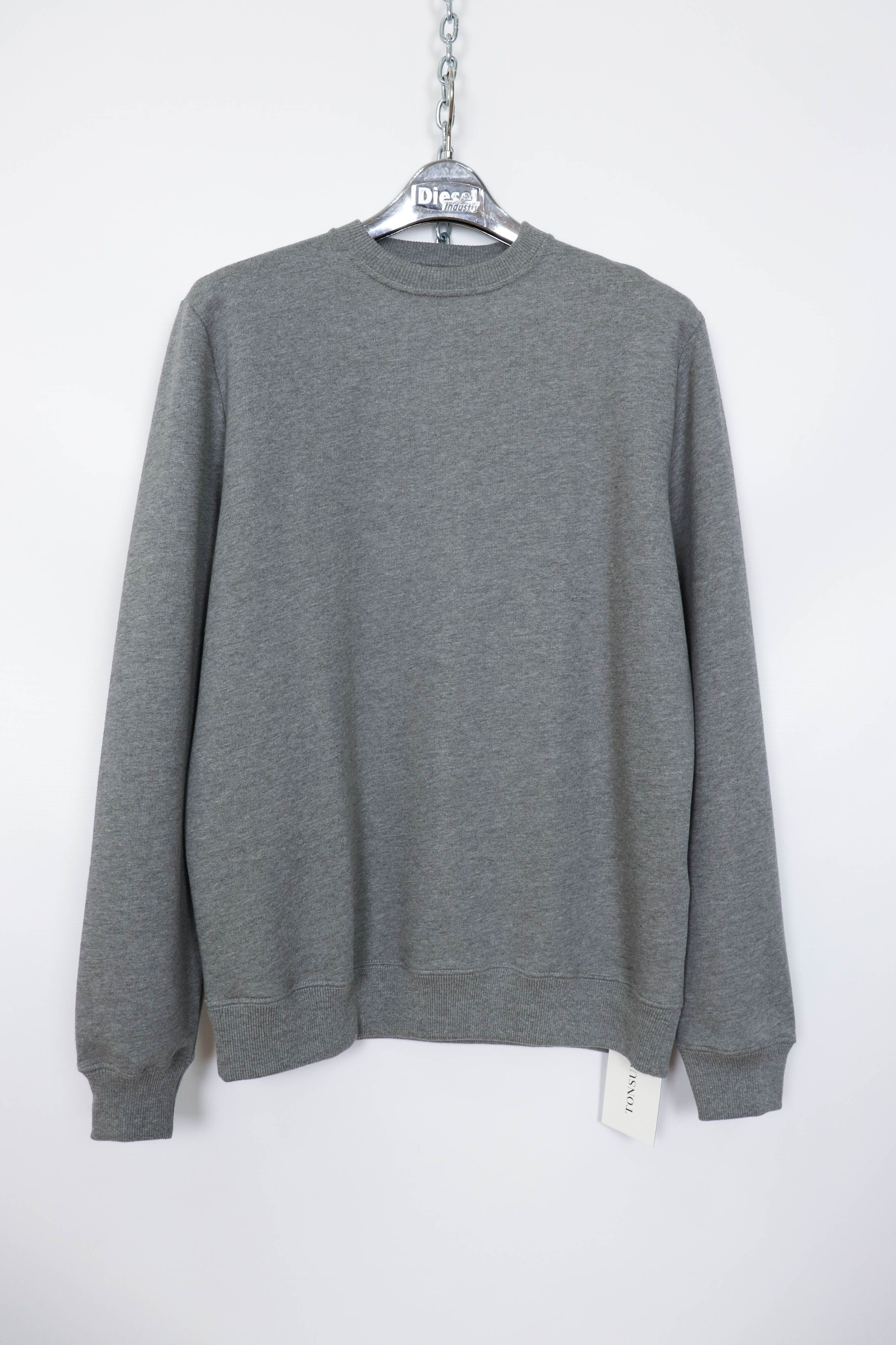Tonsure Tonsure S/S 2019 Flower Patch Gray Melange Sweatshirt Size US L / EU 52-54 / 3 - 2 Thumbnail