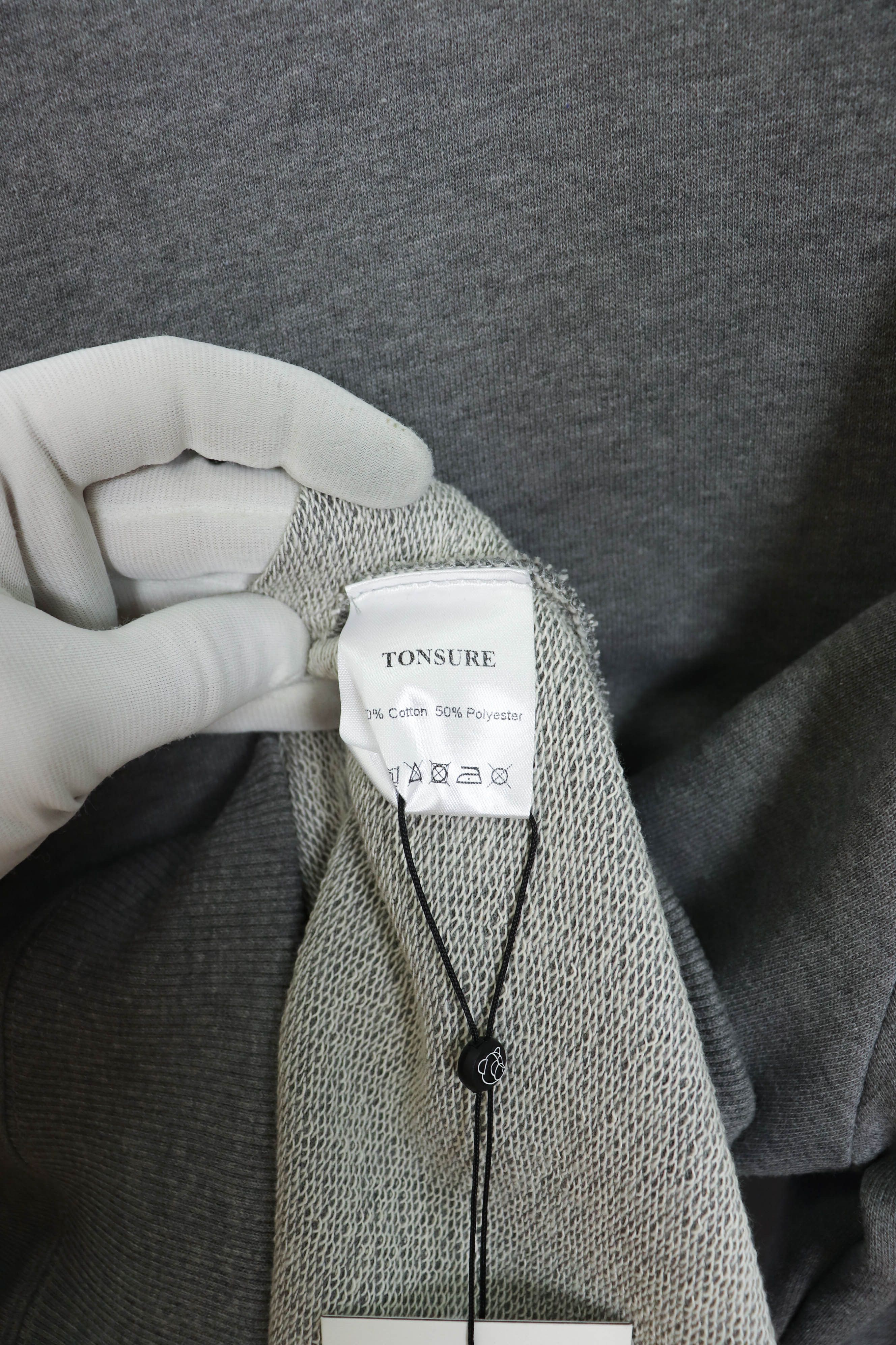Tonsure Tonsure S/S 2019 Flower Patch Gray Melange Sweatshirt Size US L / EU 52-54 / 3 - 10 Thumbnail