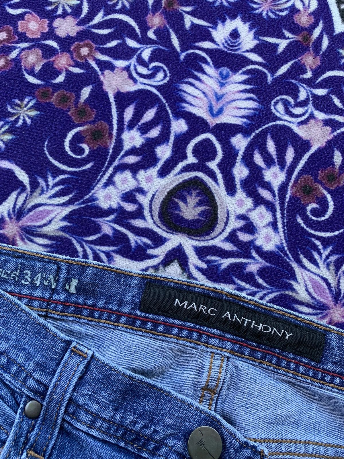 Designer Mark Anthony Distressed Denim Size US 37 - 4 Thumbnail