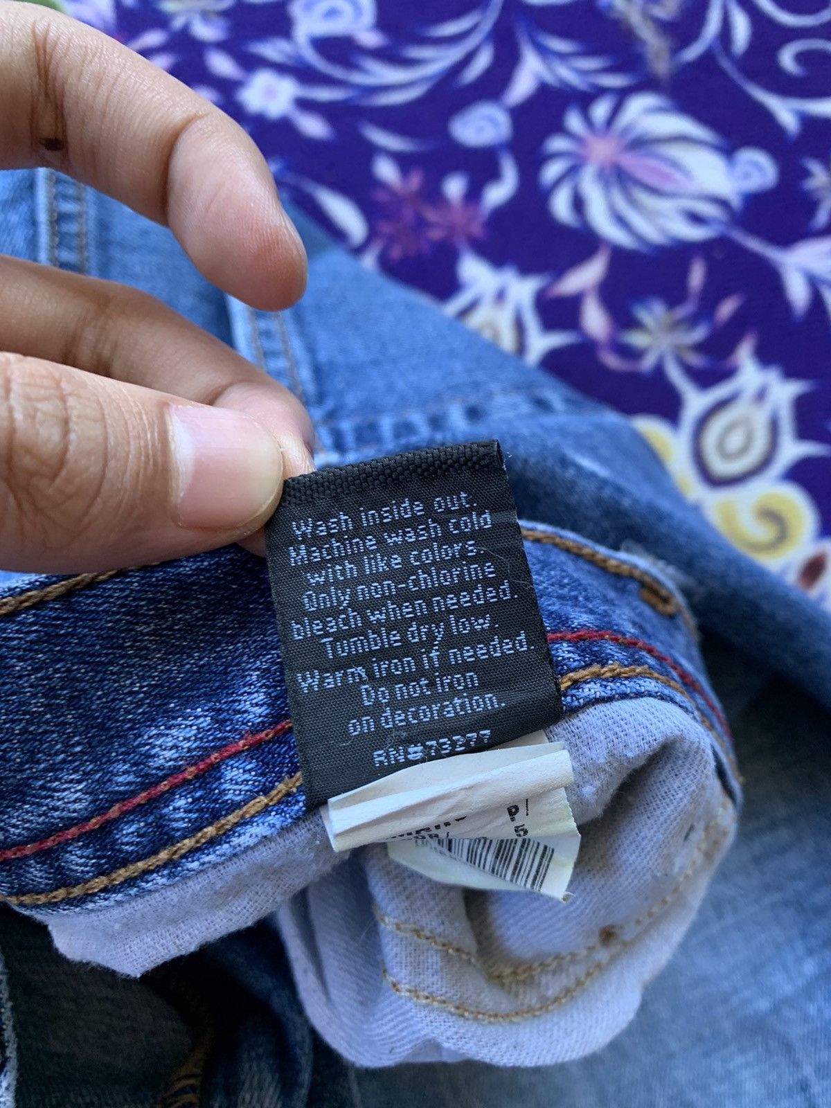 Designer Mark Anthony Distressed Denim Size US 37 - 6 Thumbnail