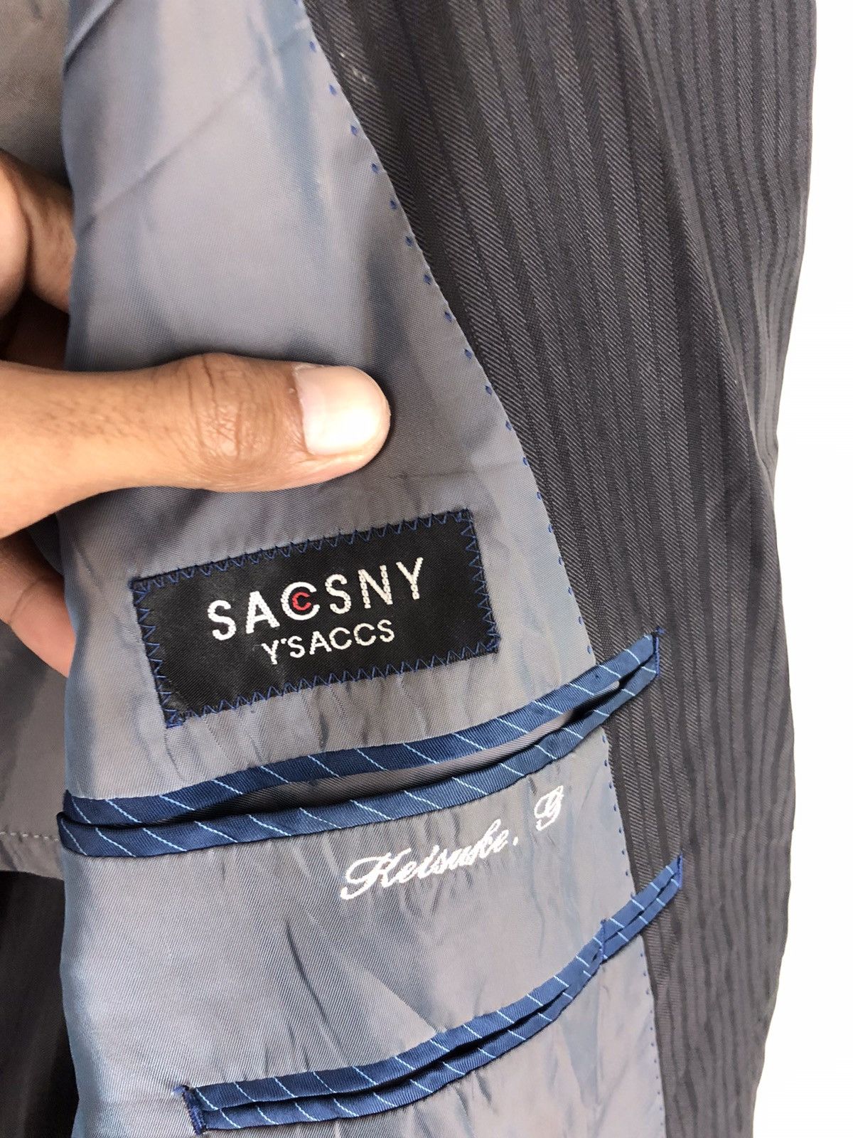 Yohji Yamamoto Yohji yamamoto Y'saccs sacsny blazer jacket Size US L / EU 52-54 / 3 - 7 Thumbnail