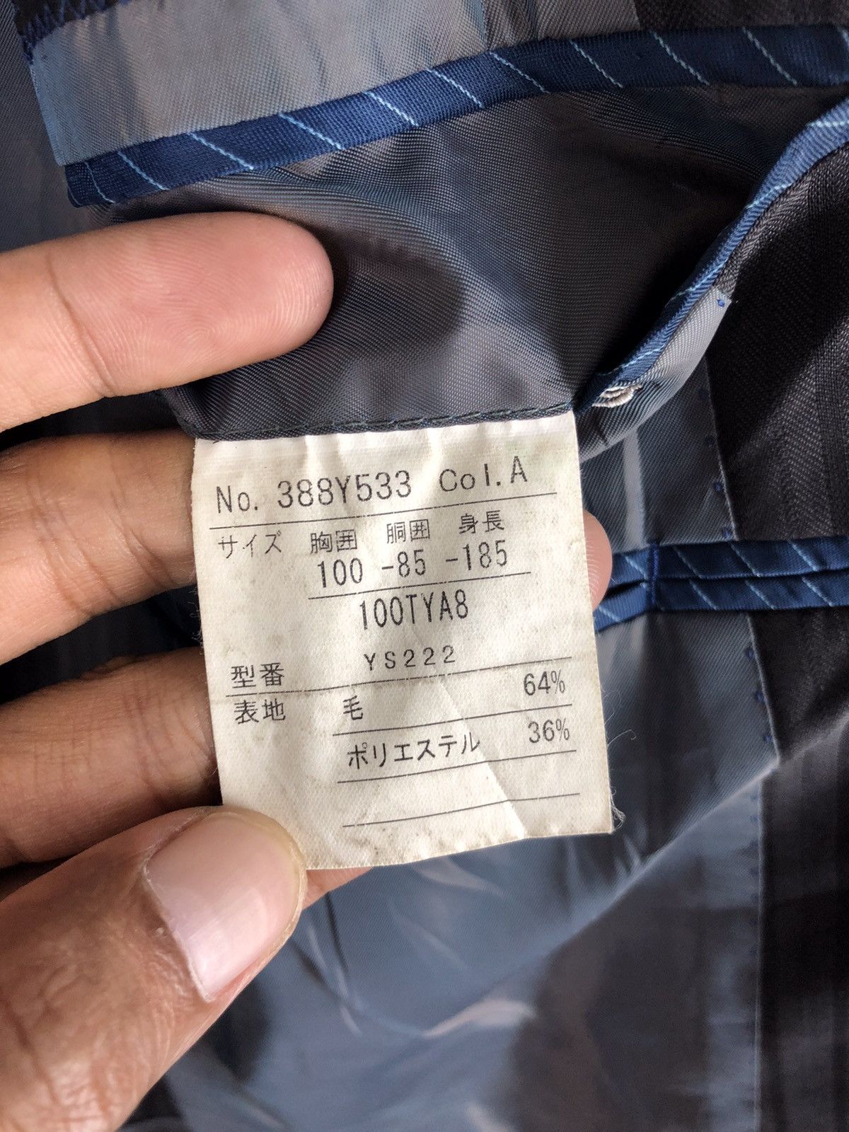 Yohji Yamamoto Yohji yamamoto Y'saccs sacsny blazer jacket Size US L / EU 52-54 / 3 - 8 Thumbnail