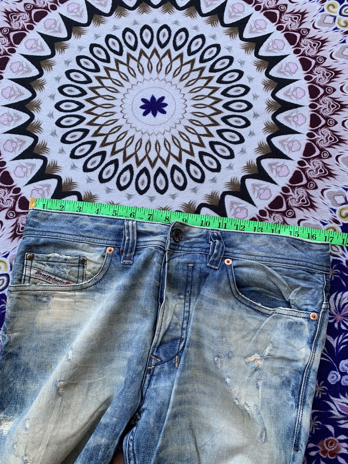 Diesel Diesel Industry Distressed Denim Size US 34 / EU 50 - 15 Thumbnail